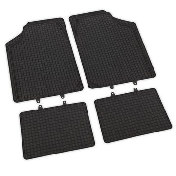 Fußmatte Universal Autofußmatten Montecarlo, Autoschutz, strapazierfähig, Floordirekt, PVC, 4-teilig