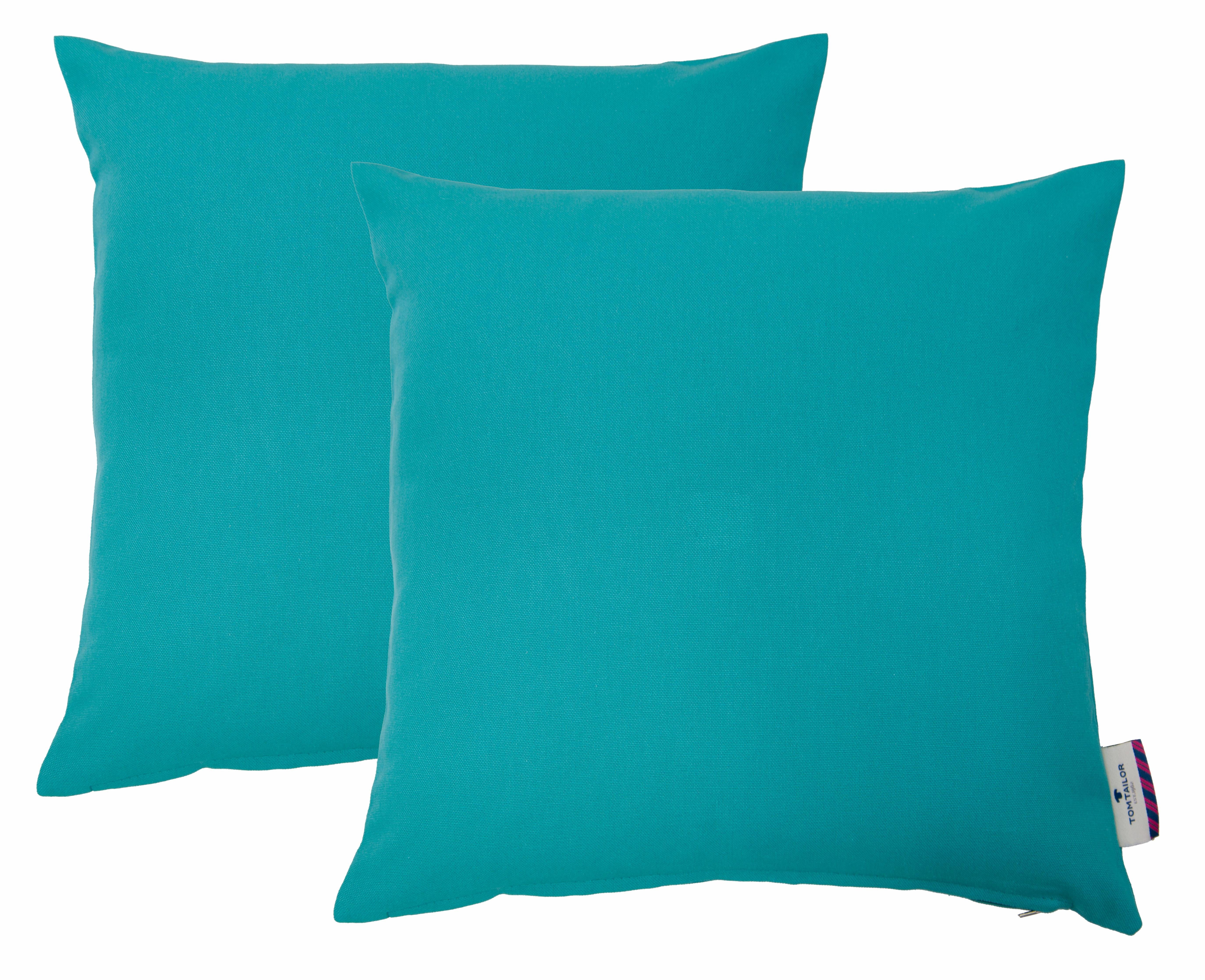 TOM TAILOR HOME Dekokissen Dove, unifarben, Kissenhüllen ohne Füllung, 2er günstig online kaufen