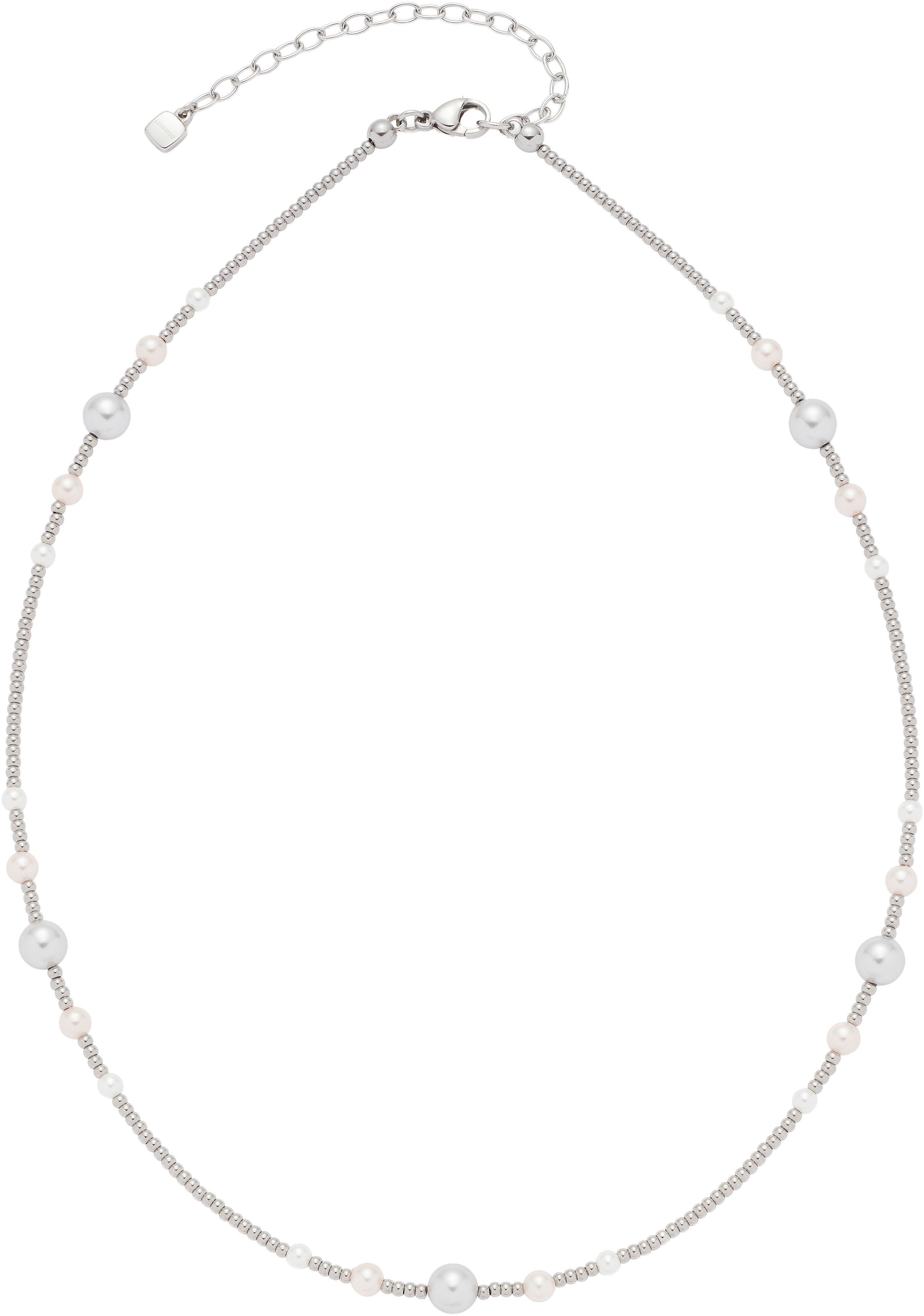 LEONARDO Kette ohne Anhänger Halskette Elsana, mit Perle (imitiert) günstig online kaufen