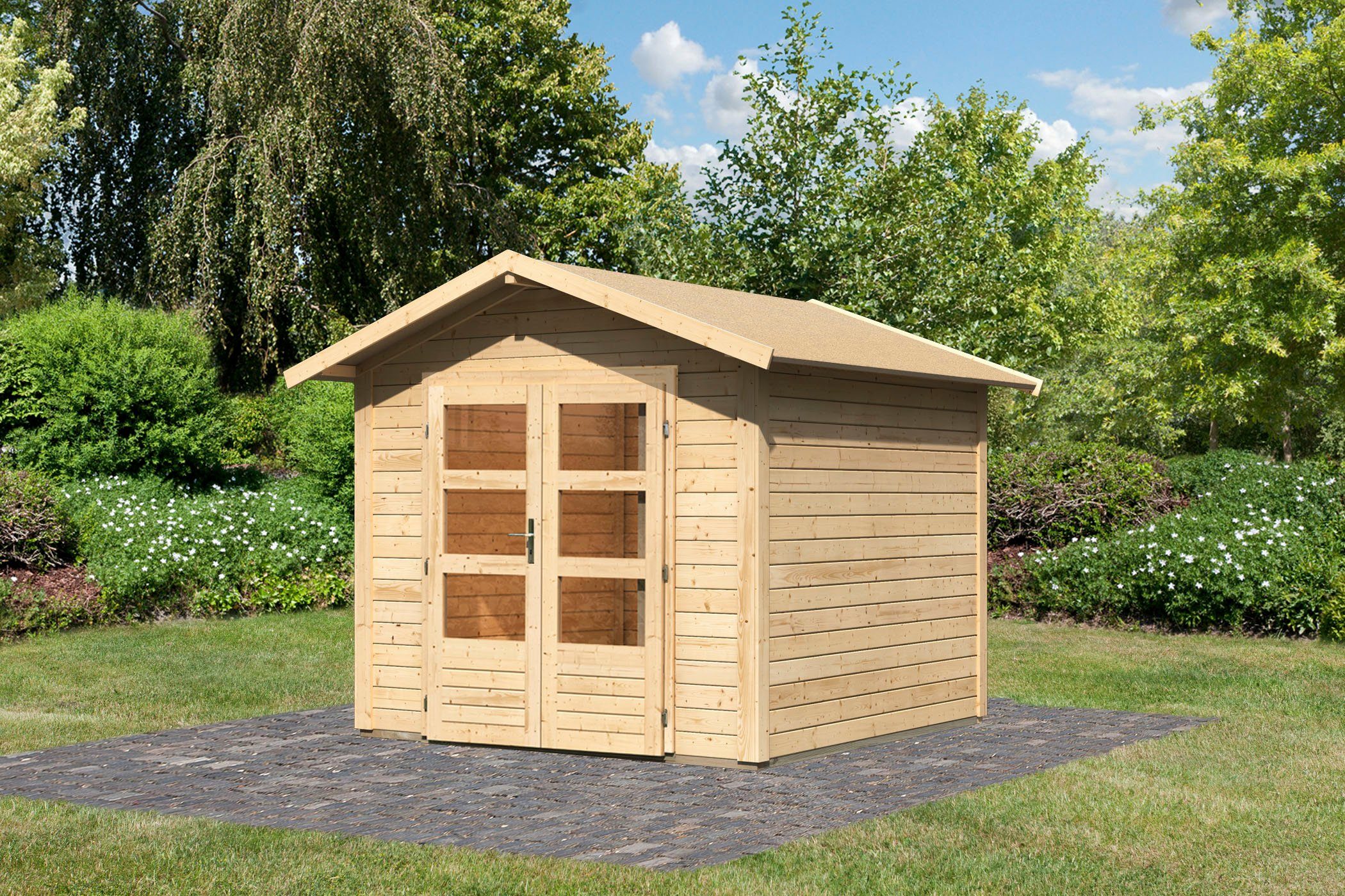 Karibu Gartenhaus Talkau 4, BxT: 270x274 cm