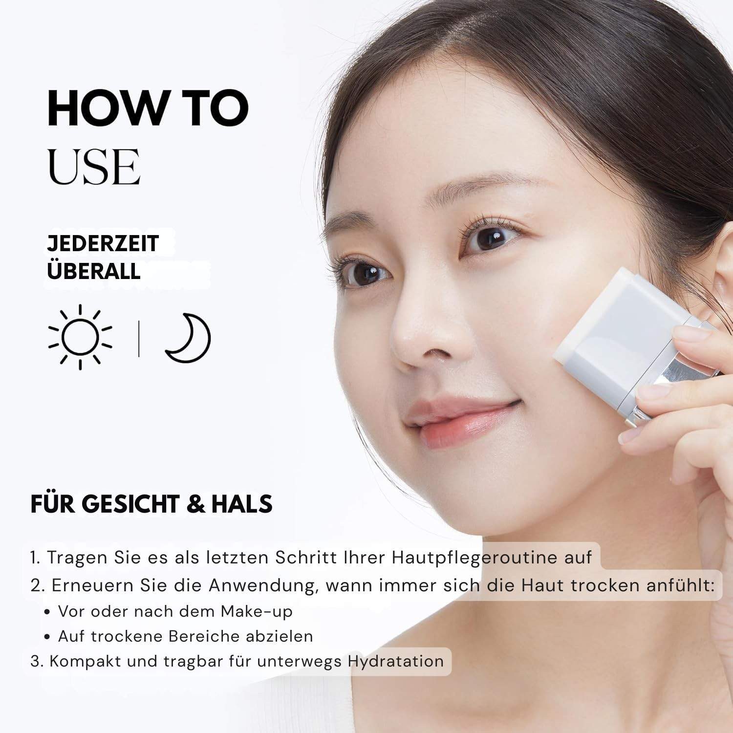 VT Cosmetics Tagescreme PDRN Essence Stick Balm 9,5 g – Feuchtigkeits-Balm Stick mit Peptiden Ceramiden & Squalan – gezielte Pflege für Augen, Stirn & Hals –, K-Beauty Pflege für trockene Hautpartien