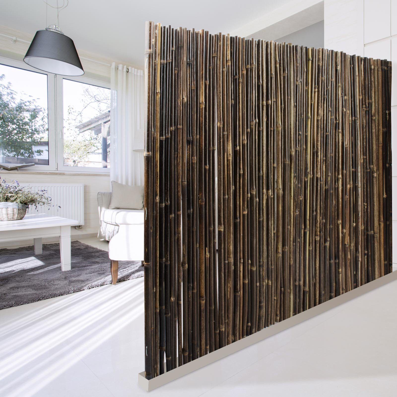 Karat Sichtschutzzaunmatten BambusSichtschutz, verschiedene Farben