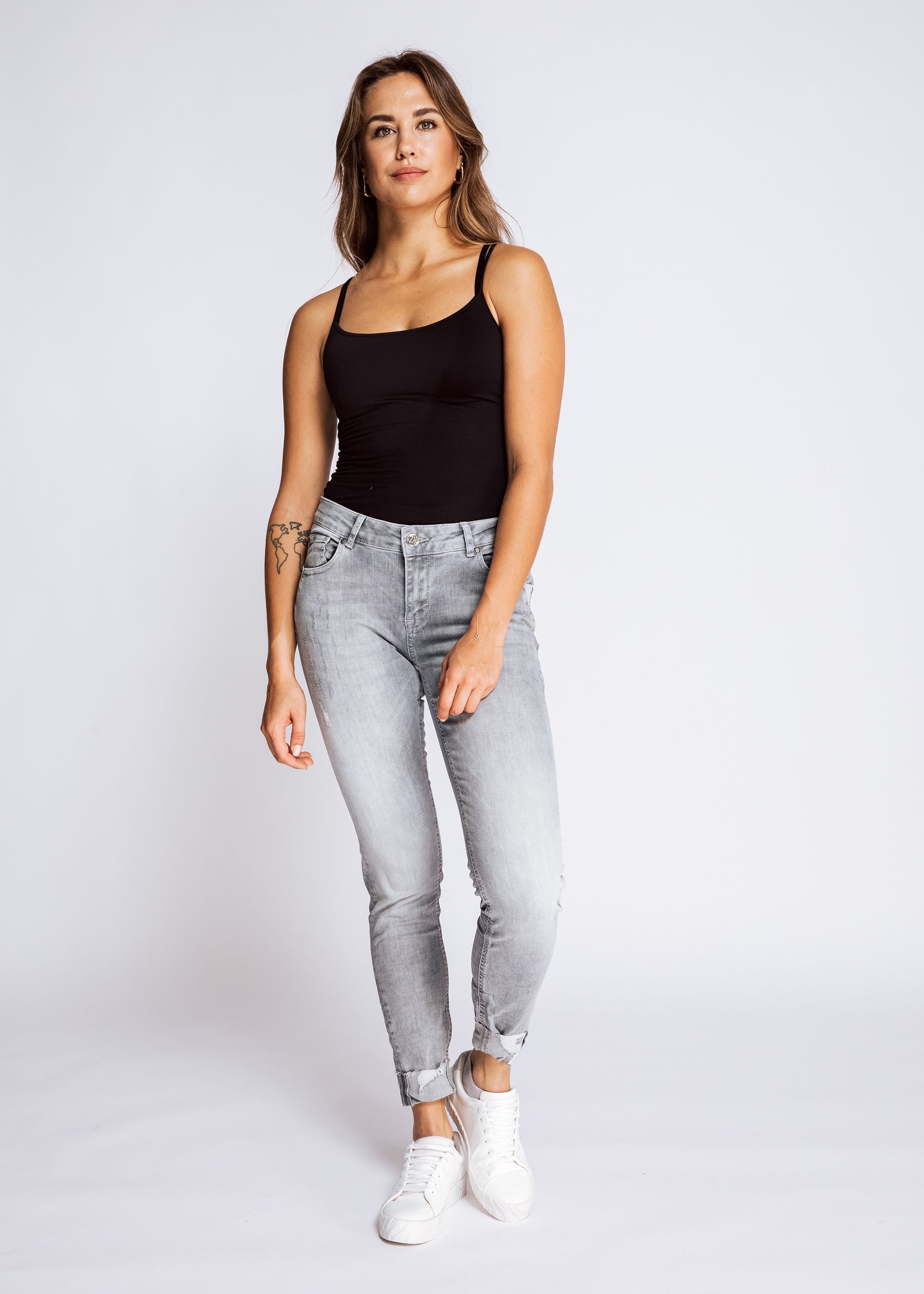Zhrill 7/8-Jeans Skinny Jeans NOVA Grey günstig online kaufen