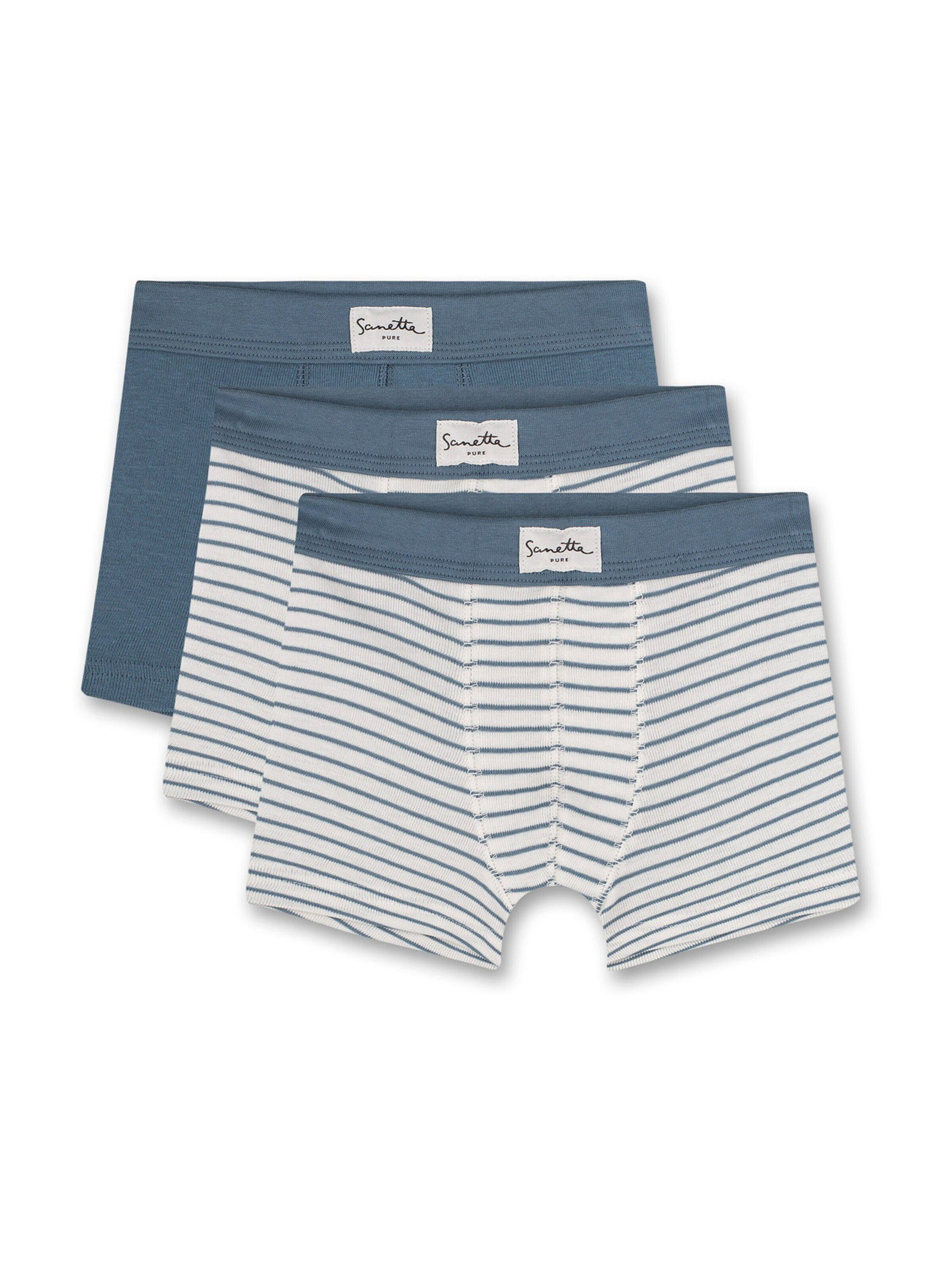Slip Da Ragazzo Sanetta - Confezione Da 3 In Cotone Biologico - Comodi, Morbidi, Resistenti - Made In Europe - Foto 2