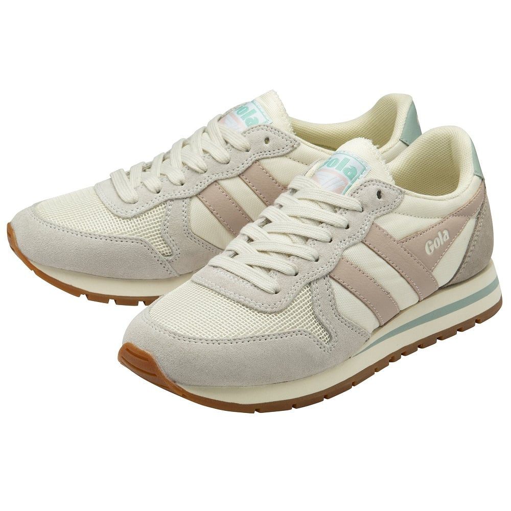 Gola Daytona 2025 offweiss/rosa/türkis Damen Sneaker