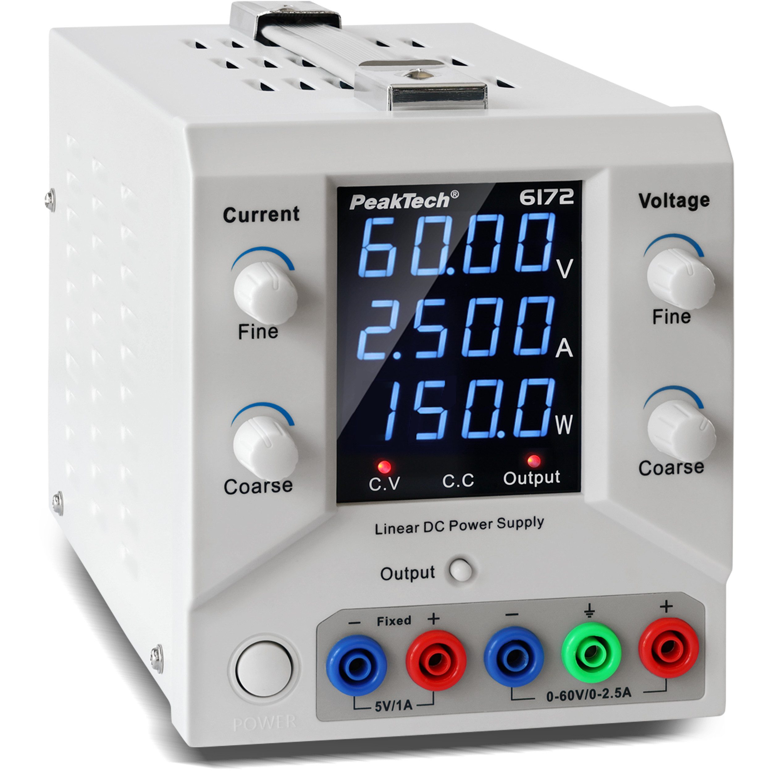 PeakTech 6170 - 6173 DC Labornetzteile SELV linear geregelte Netzteile Labor-Netzteil