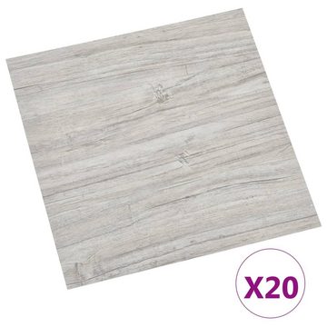 vidaXL Laminat PVC Laminatböden Selbstklebend Dielen Bodenbelag Boden Fliesen 20 Stk