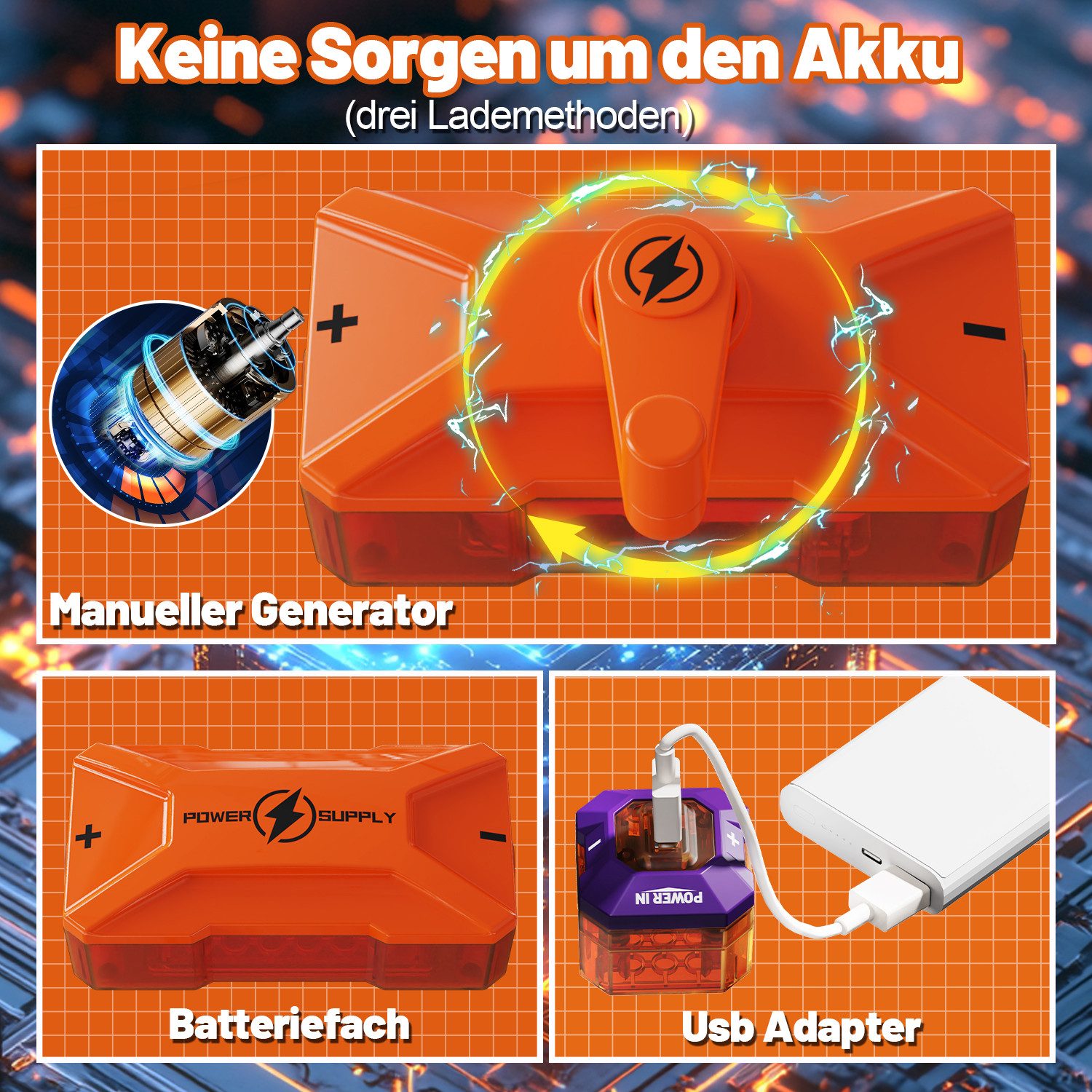Esun Experimentierkasten Elektronik Baukasten, Experimente für Kinder, 50 STEM Physikspielzeug, (Set, 50-tlg., Komplettset), Blasenmacher, Ventilator, Fliegende – Bild 4 von 5