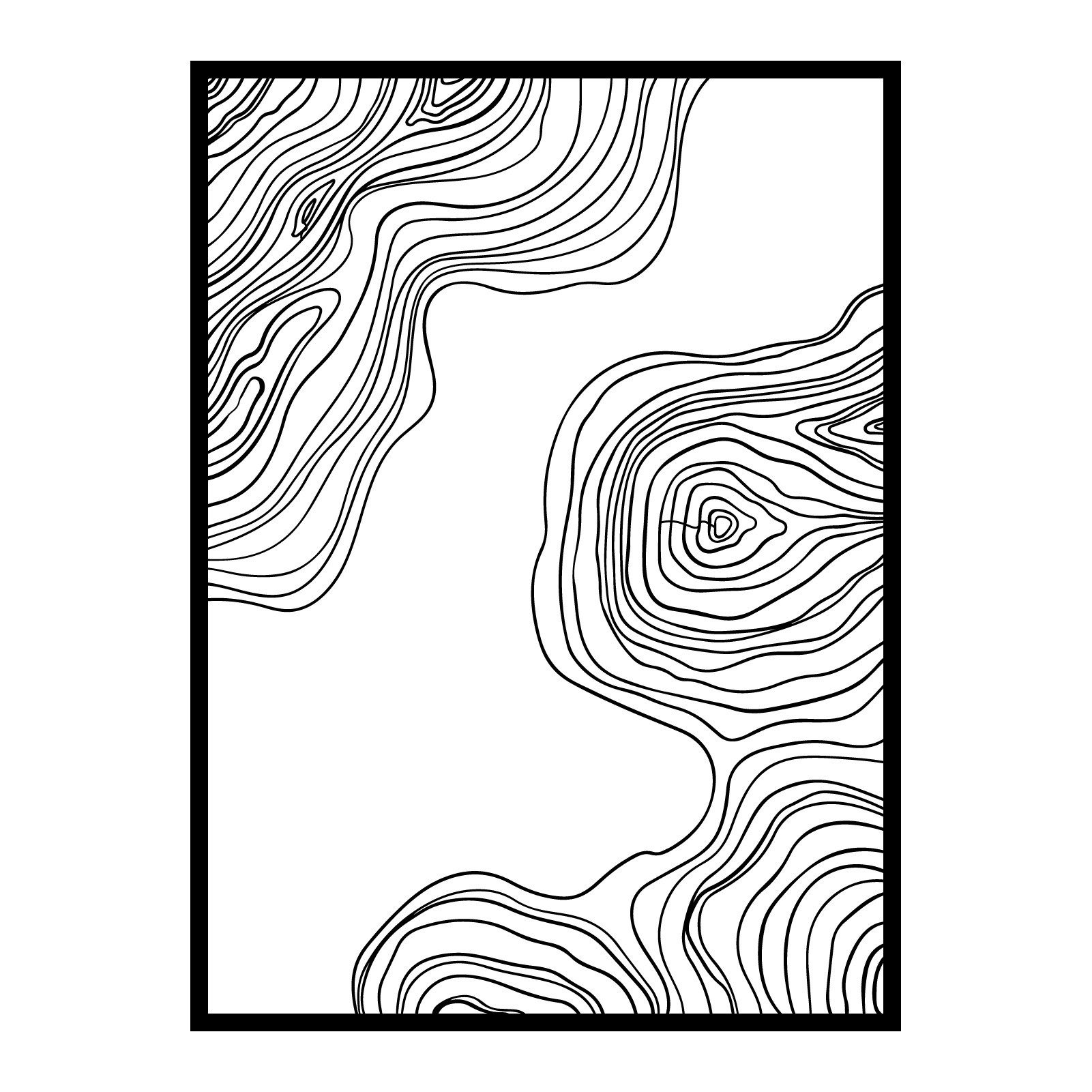 Jumpeak Wanddekoobjekt Dreidimensionale Wanddekoration mit Linien, minimalistisch abstrakt, Hergestellt aus Metall,Schwarz,weiß,Gold, Silber,3 Größe