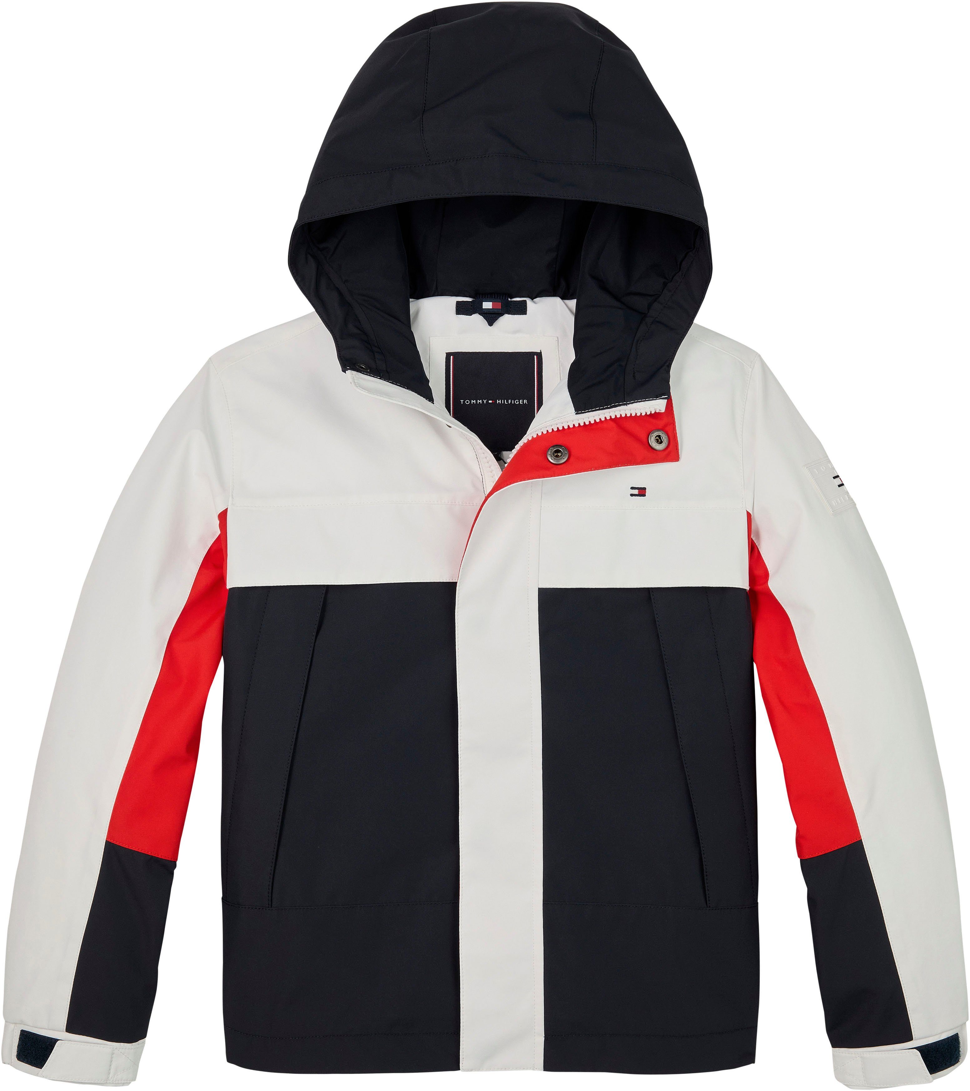 Tommy Hilfiger Outdoorjacke COLORBLOCK HOODED JACKET Kinder bis 16 Jahre