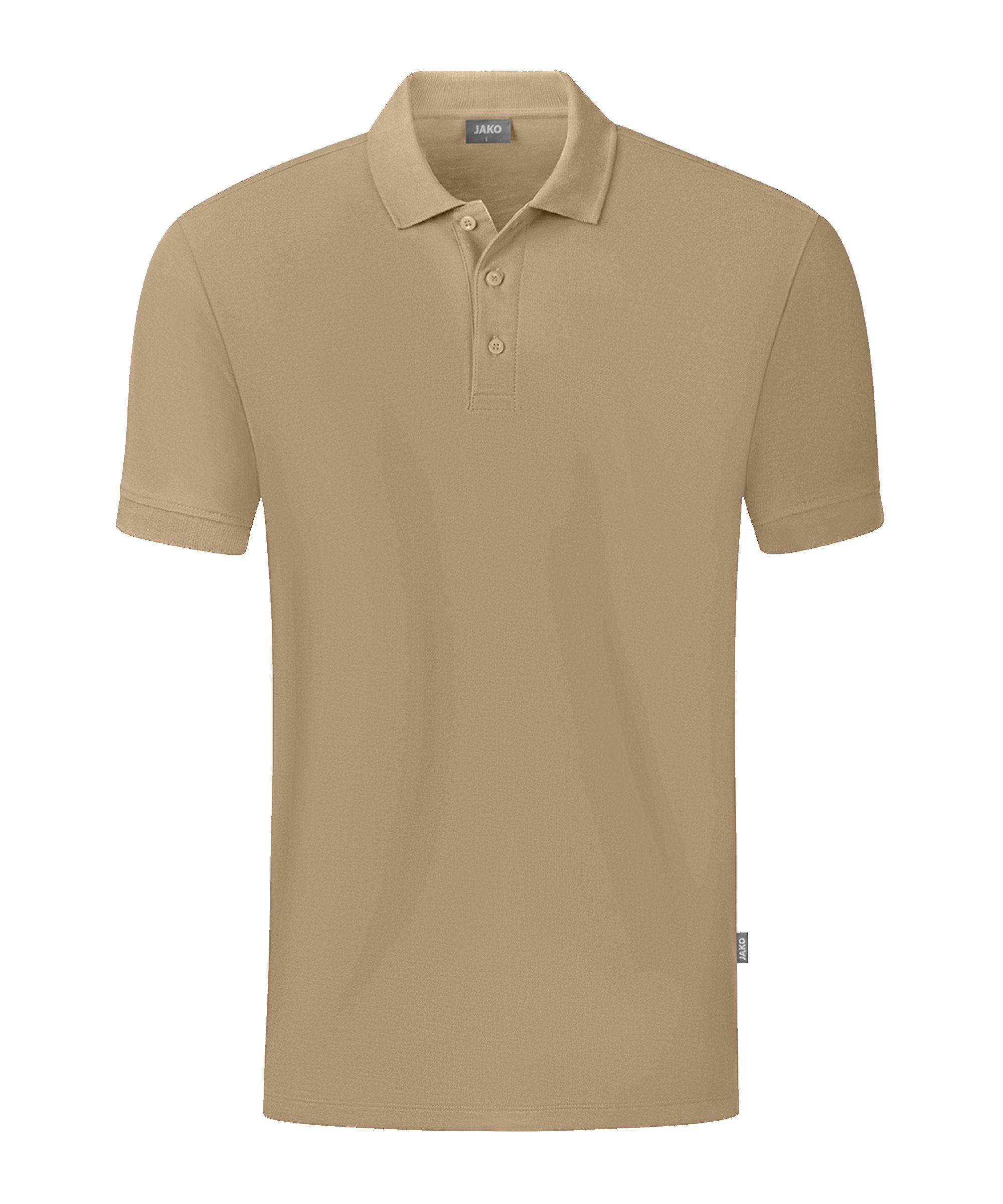 Jako T-Shirt Organic Polo Shirt Produkt Nachhaltiges beige