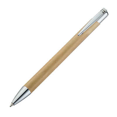 Livepac Office Kugelschreiber 10 Holz-Kugelschreiber aus Bambus