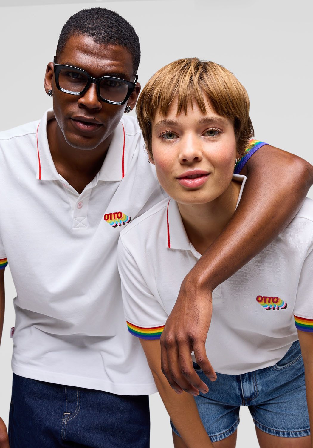 Capelli New York Poloshirt Otto-Diversity Shirt modisches Unisex Pride Polo günstig online kaufen