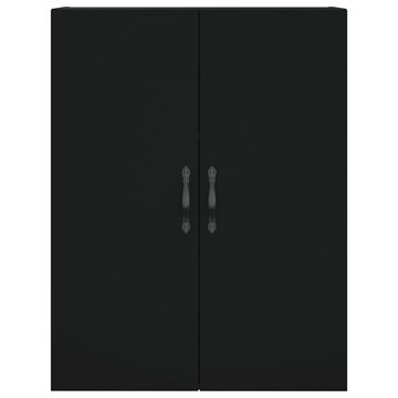 vidaXL Kleiderschrank Wandschrank Schwarz 69,5x34x90 cm Holzwerkstoff Hängeschrank