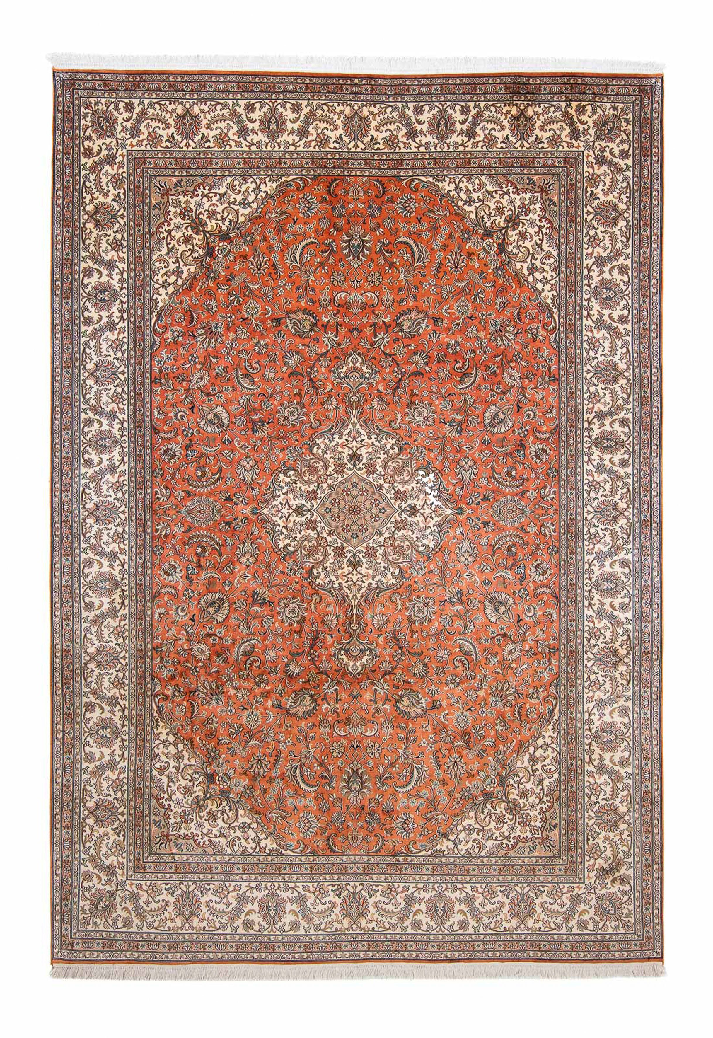 Orientteppich Perser - Classic - 290 x 201 cm - rost, morgenland, rechteckig, Höhe: 10 mm, Wohnzimmer, Handgeknüpft, Einzelstück mit Zertifikat