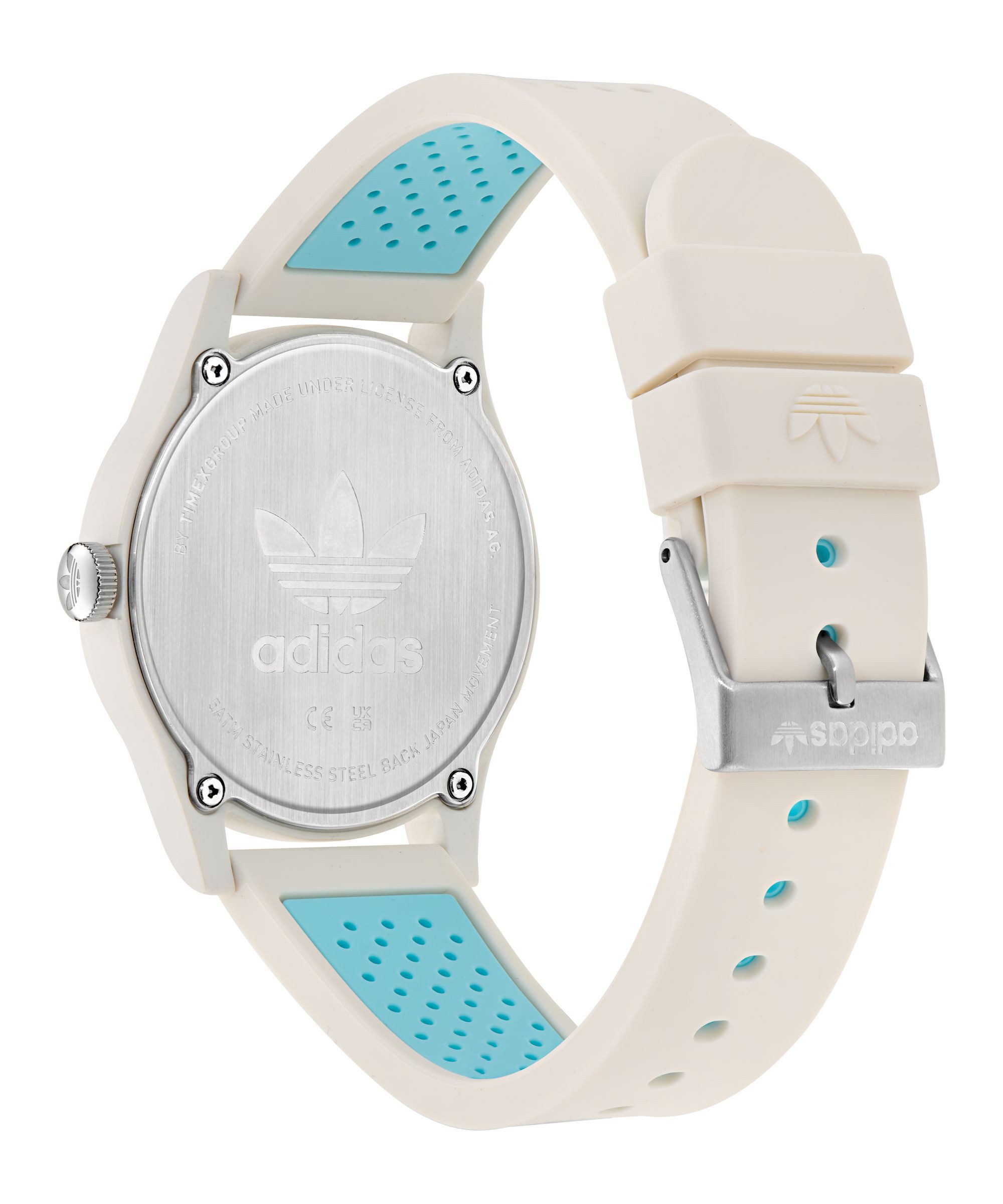 adidas Originals Quarzuhr Game Three AOSY260132I, Armbanduhr, Damenuhr, Herrenuhr, Silikonarmband, analog