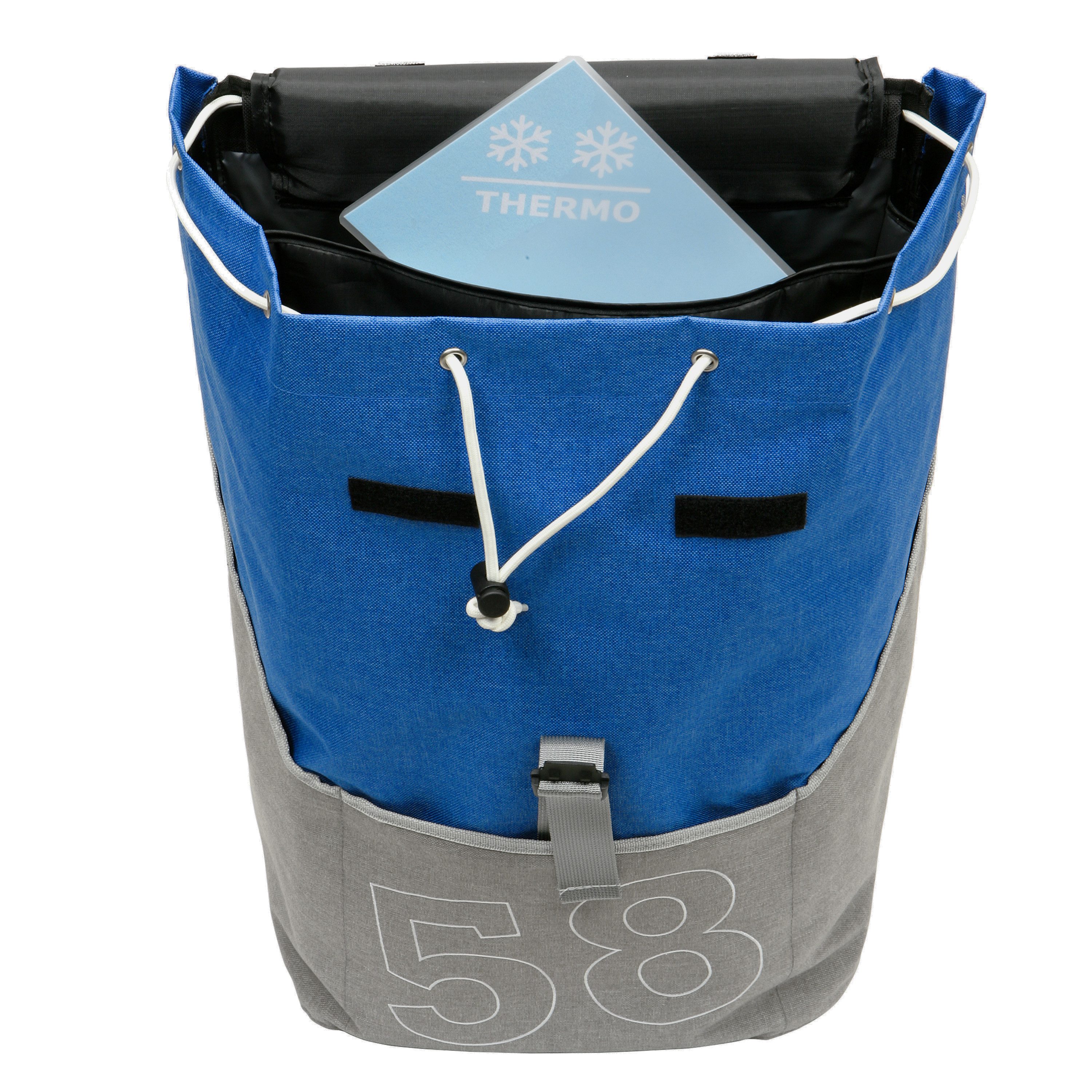 Andersen Einkaufstrolley Royal Shopper Filip blau, Thermofach 16 Liter, klappbar, belastbar bis 50kg, wasserabweisend