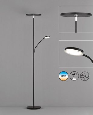 easy! BY FHL LED Stehlampe Fabi, Lesearm, LED fest integriert, warmweiß - kaltweiß, Dimmbar, CCT Steuerung