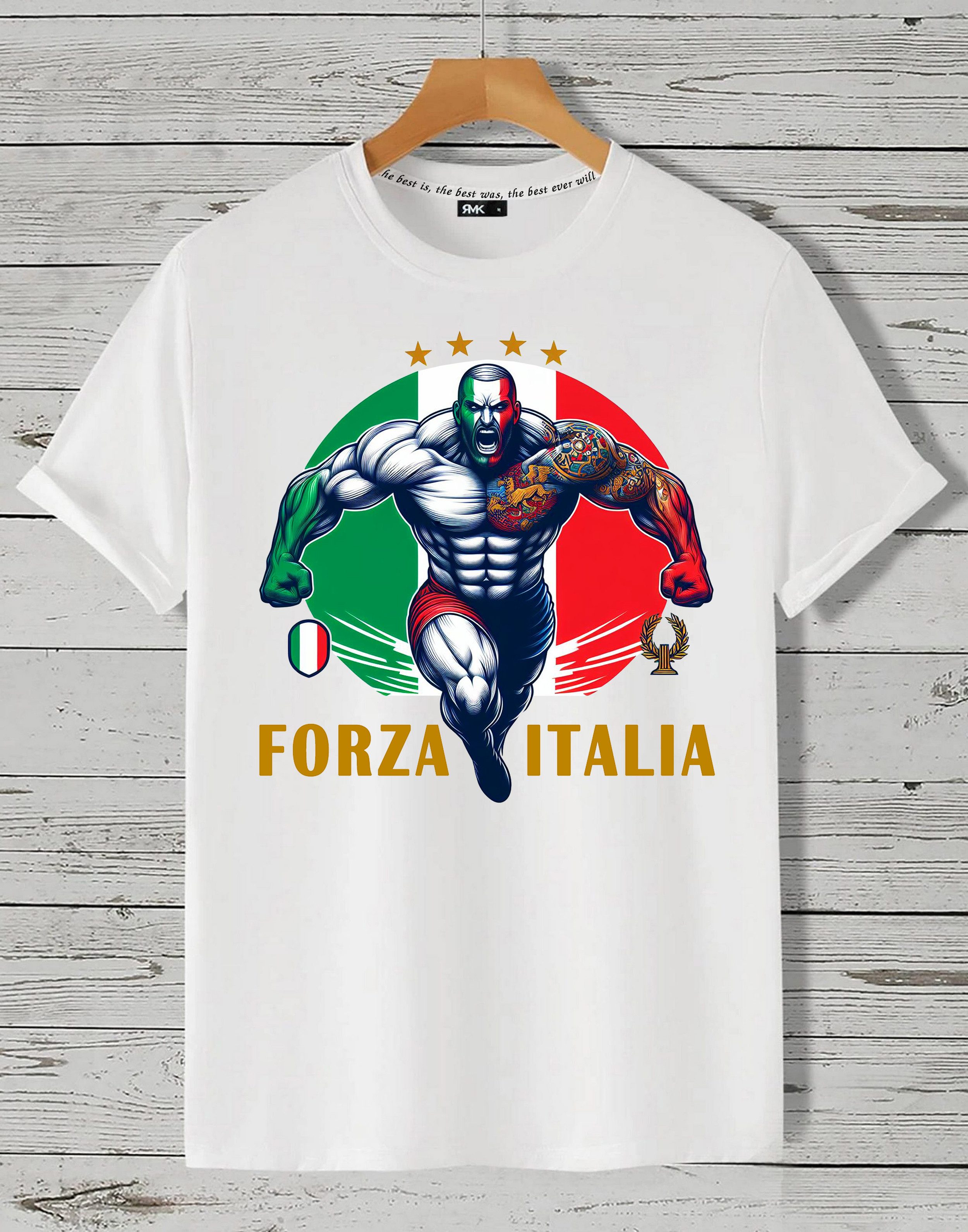 RMK T-Shirt Herren Shirt Fan Trikot Fußball Italien Italy Italia EM 2024 au günstig online kaufen