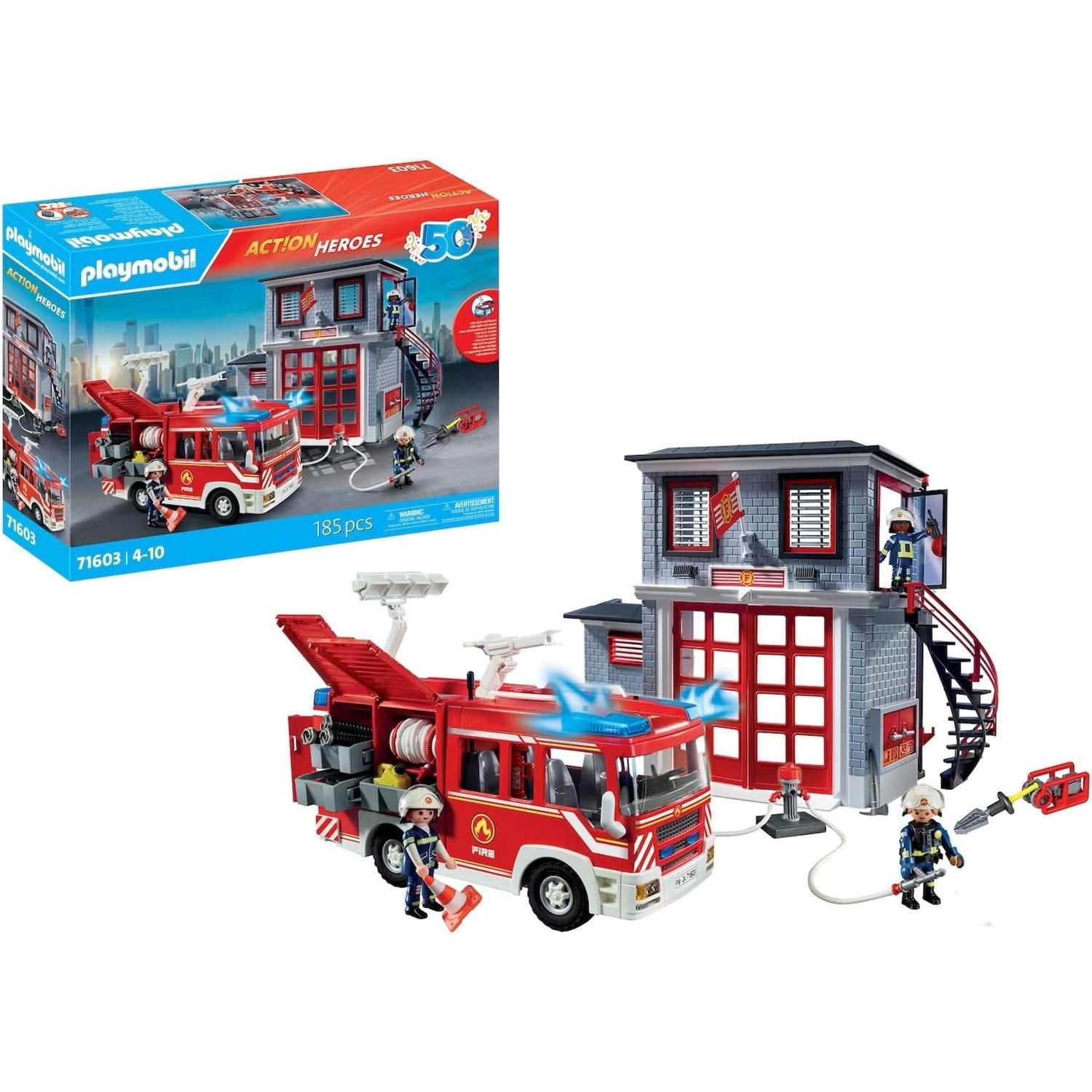 Playmobil® 71603 Feuerwehr-Megaset Konstruktions-Spielset günstig online kaufen