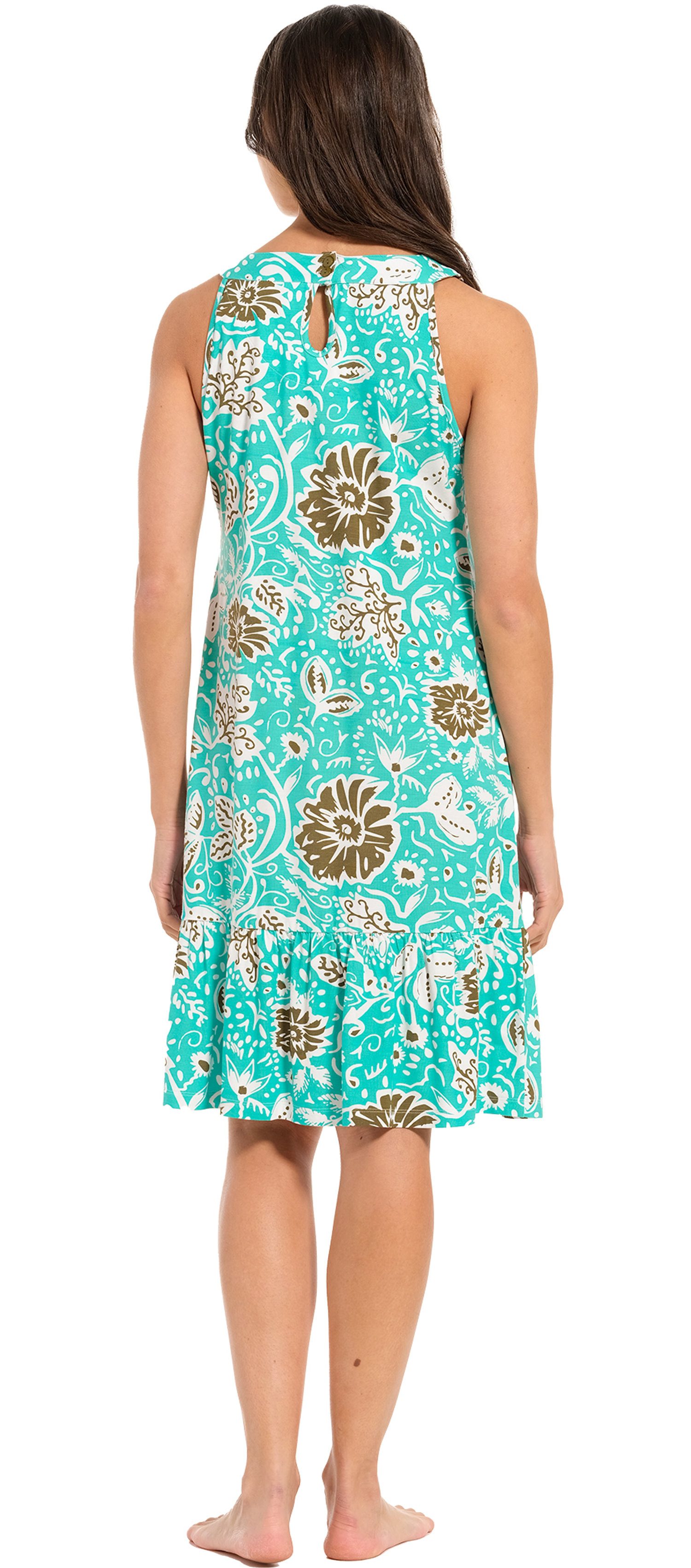 Pastunette Sommerkleid Modisches Damen Kleid ohne Arm (1-tlg) Modisches Design