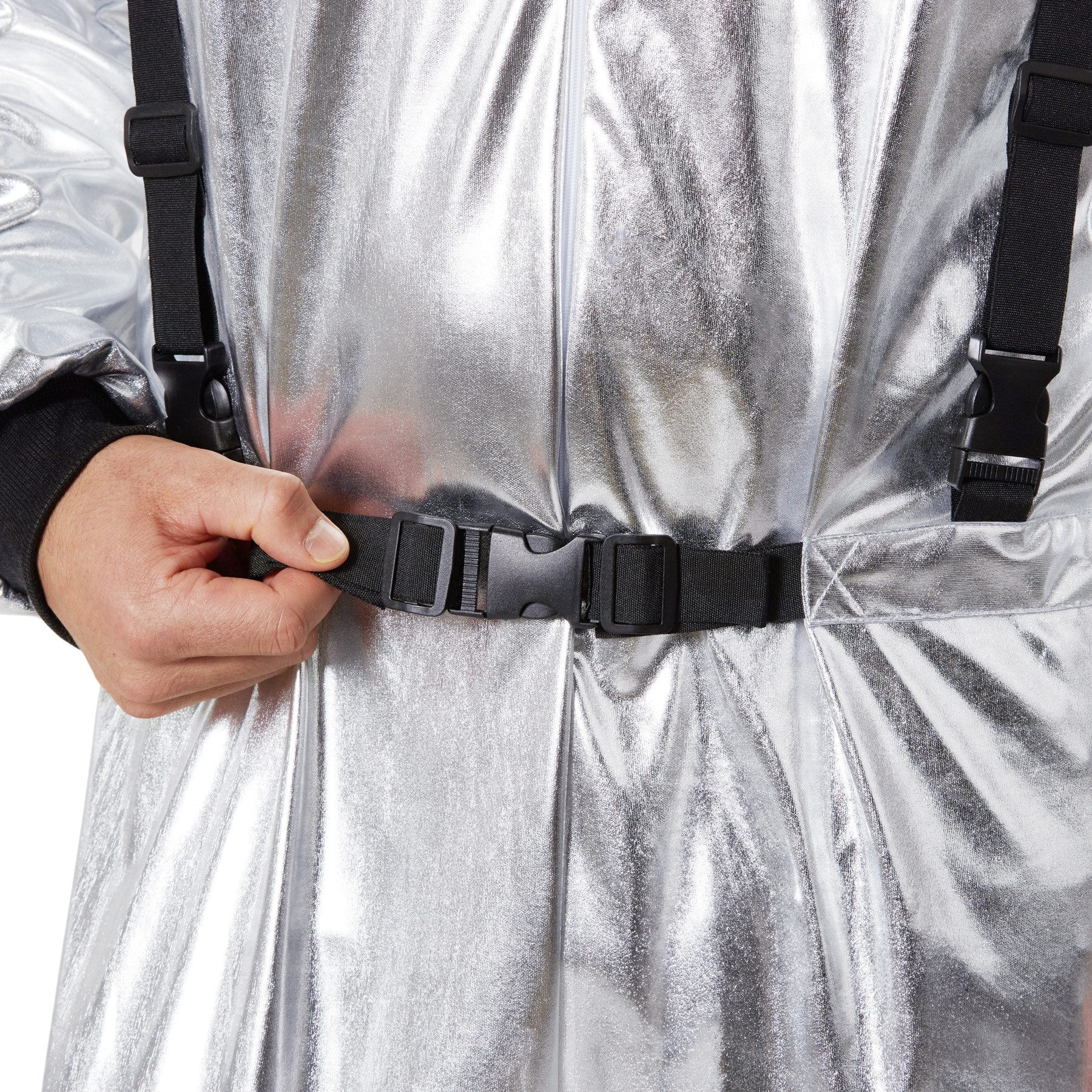 dressforfun Kostüm Unisexkostüm Astronaut, Silberner Overall für eine galaktische Optik.