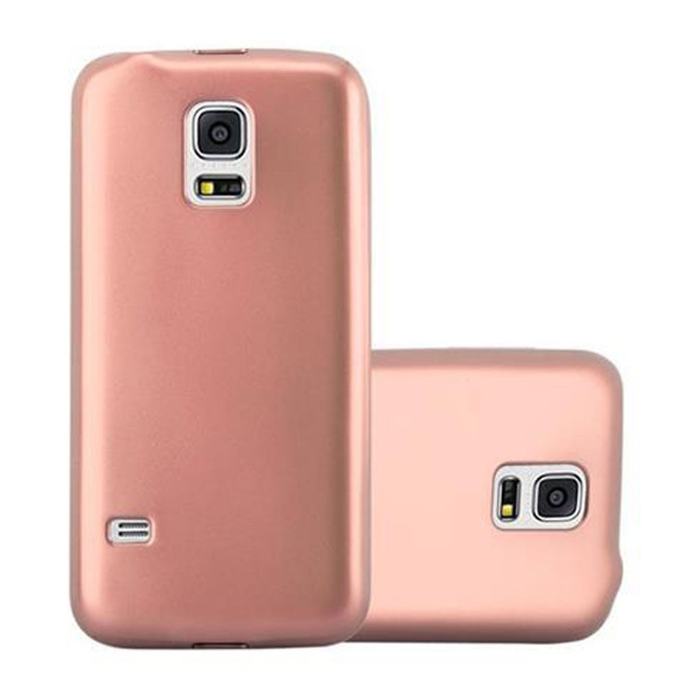 Cadorabo Handyhülle für Samsung Galaxy S5 MINI / S5 MINI DUOS Hülle Samsung Galaxy S5 MINI / S5 MINI DUOS, Flexible TPU Silikon Handy Schutzhülle - Hülle - ultra slim