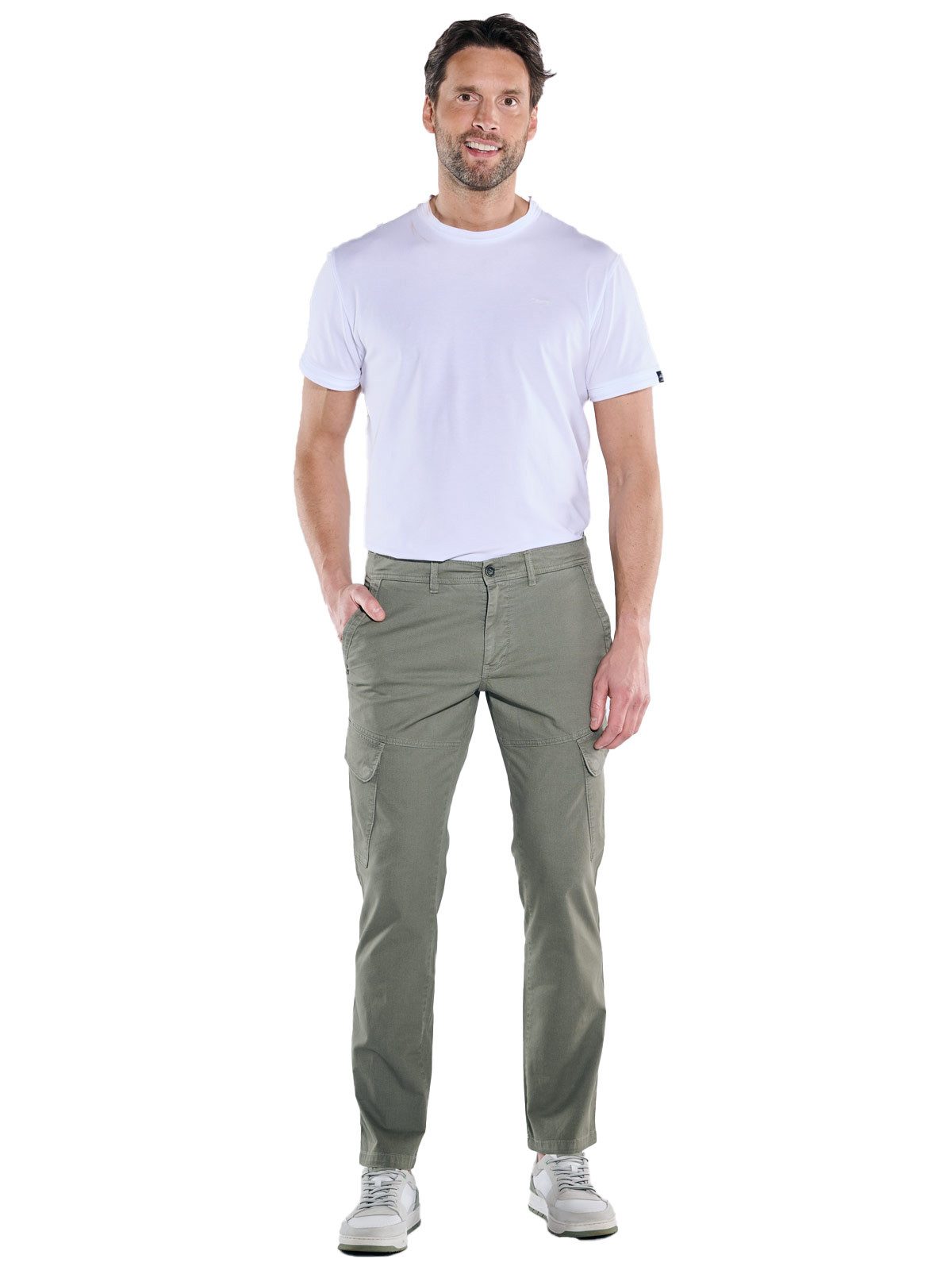 Engbers Cargohose engbers Herren Cargo-Hose regular, Khaki günstig online kaufen