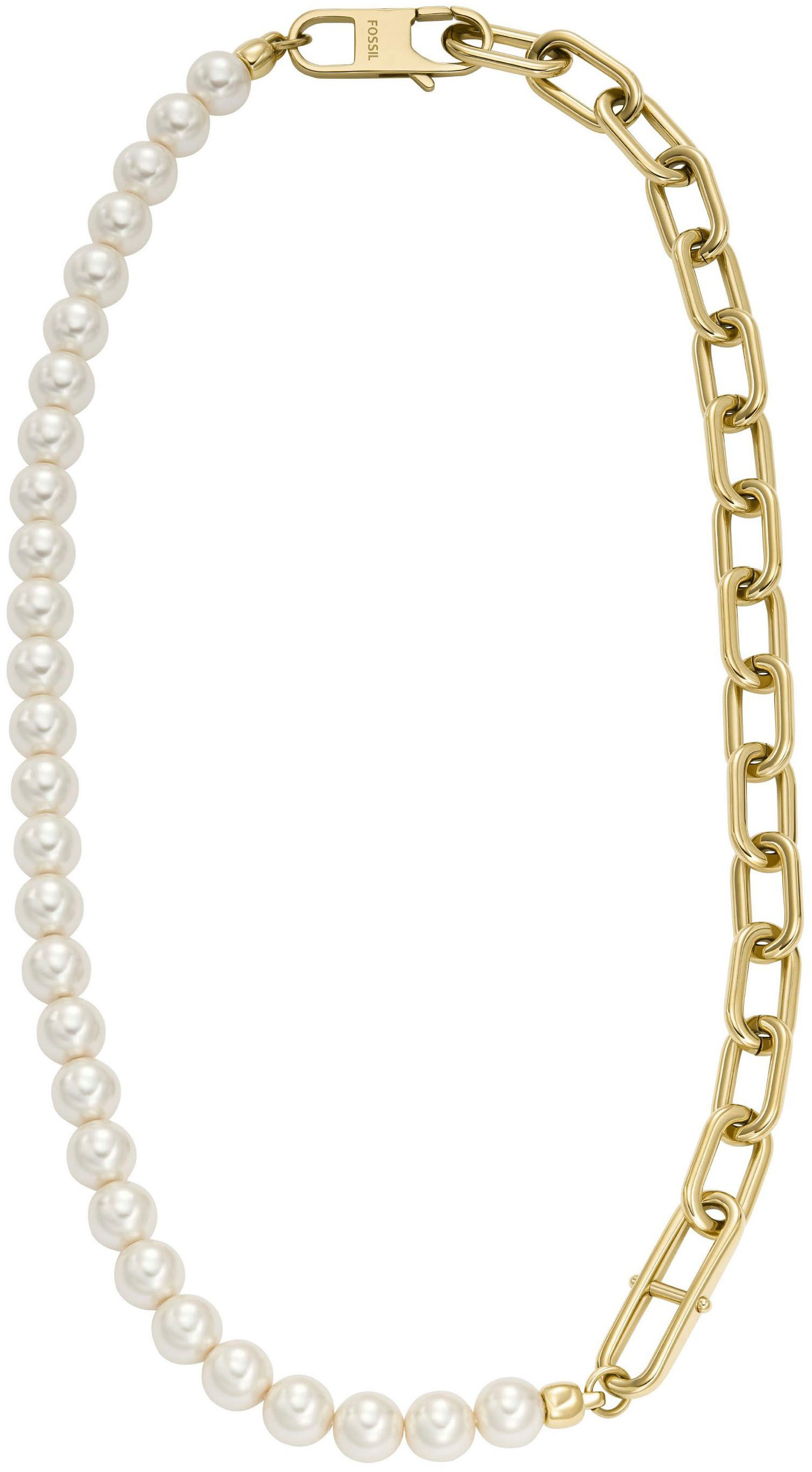 Fossil Edelstahlkette Schmuck Geschenk E...