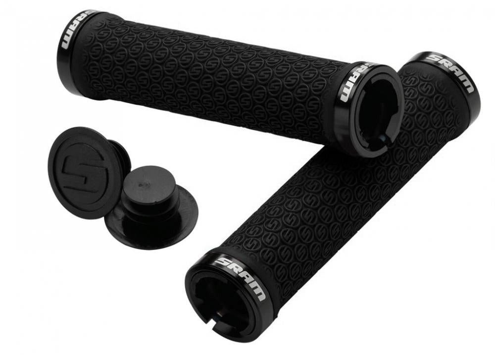 SRAM Fahrradlenkergriff Griffe Locking, Double Clamps & End Plugs, 135 mm