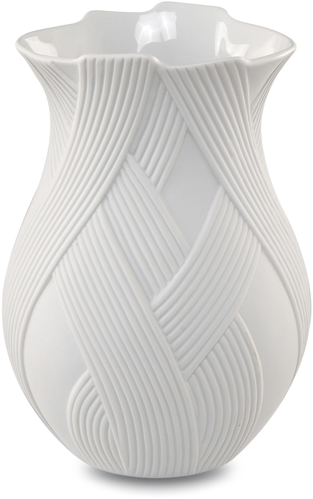Tischvase Dekoartikel, Handarbeit Vase Tischvase 1 (Stück, In Kaiser gefertigt Porzellan meisterlicher Hacienda St),