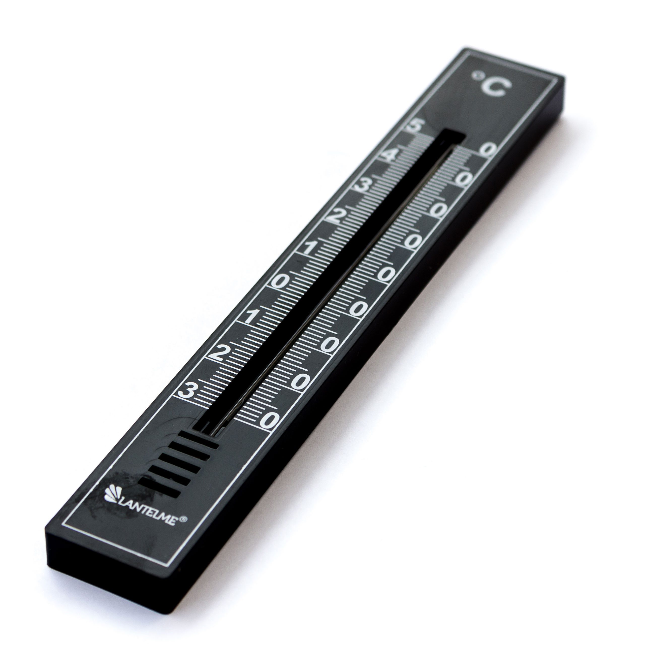 Lantelme Raumthermometer 5 Stück Set Auswahl Farben Kunststoff Thermometer Innen Garten Außen, 5-tlg., 5 Stück Thermometer im Set, Deutsche Herstellung, 17cm, Temperatur -30 bis +50 °C Analog