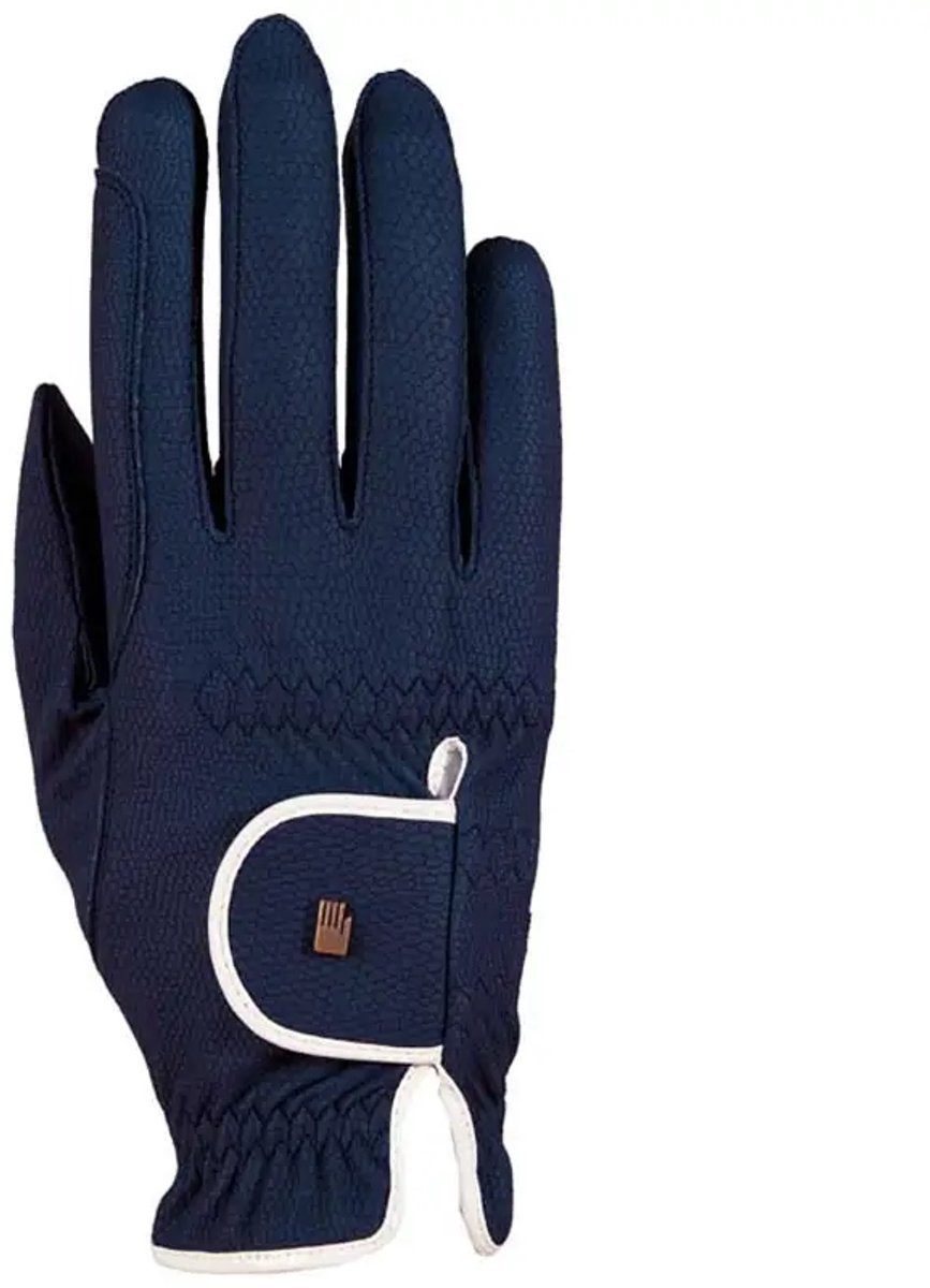 Roeckl Reithandschuhe Lona Marine/Weiß - 8