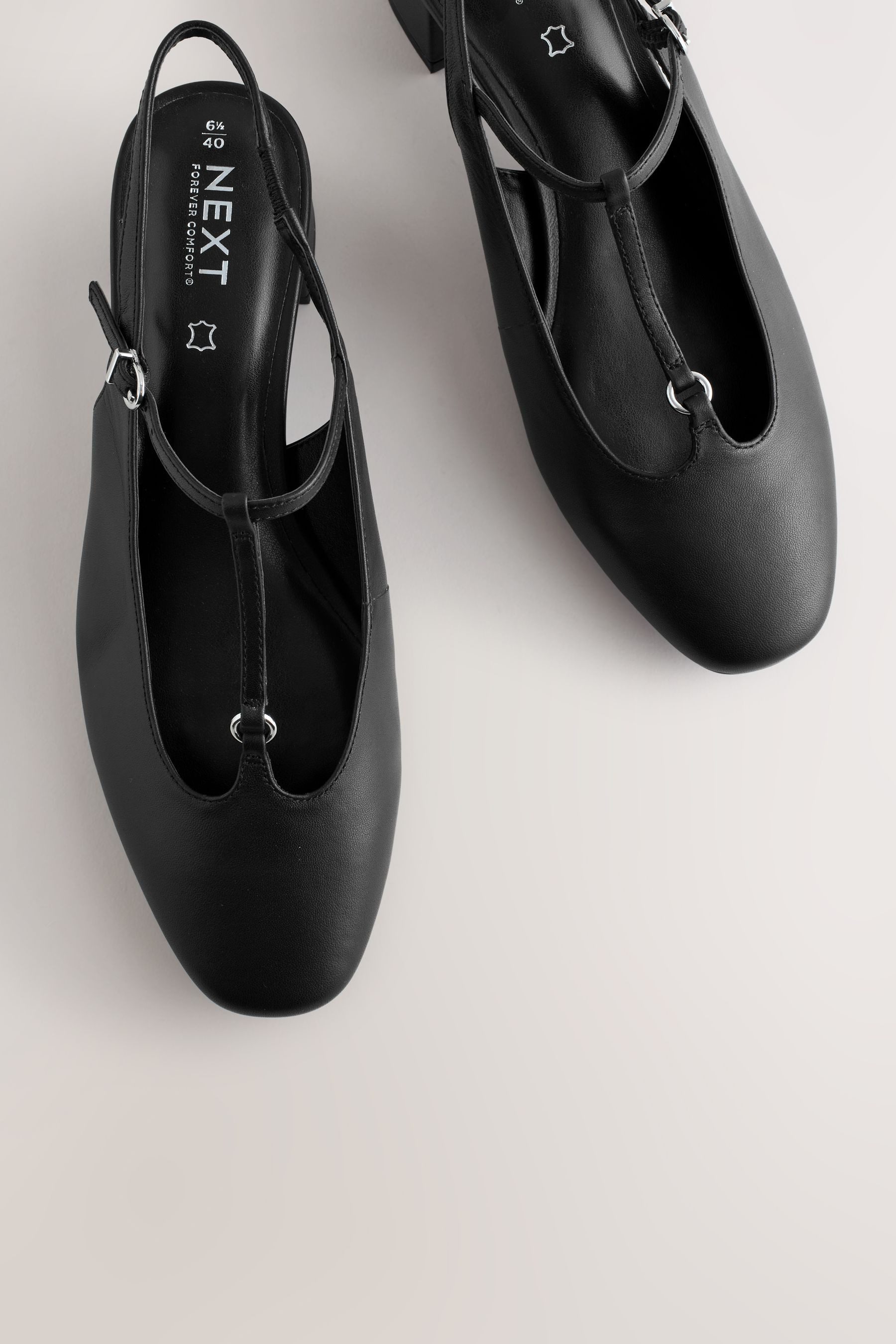 Next Forever Comfort® Lederpumps mit Fersenriemen Slingsandale (1-tlg)