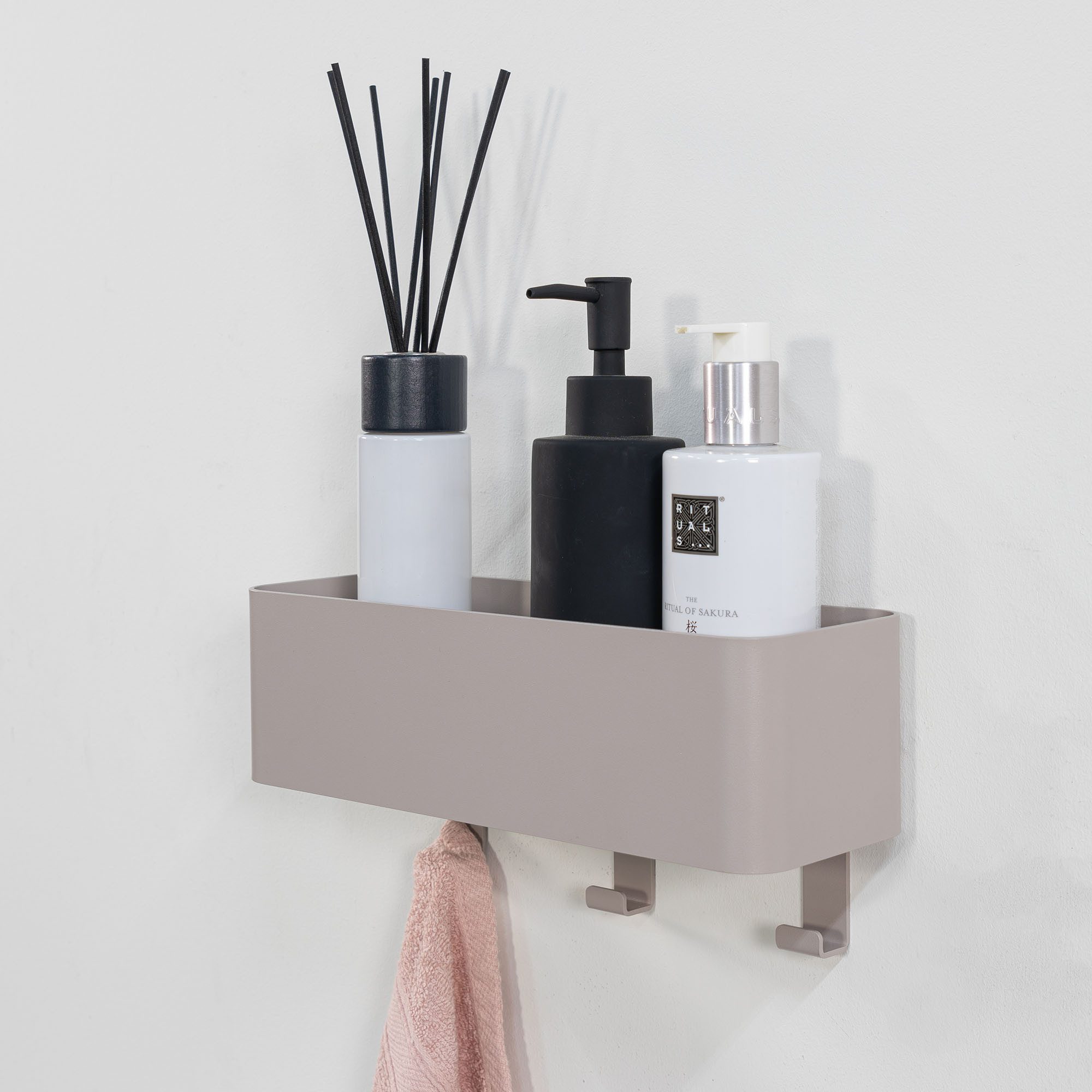 Spinder Design Garderobenhaken Multi 3 (1 St), 2-in-1 Wandregal + Garderobe