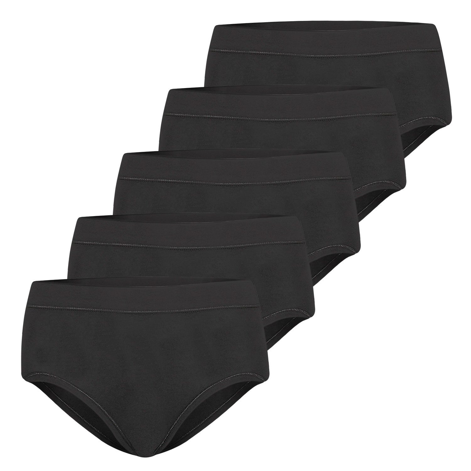 ESGE - Die Белье-Macher Slip Basic (Set, 5-St., 5er Pack) mit Weichelastikbund, Feinripp, ohne Seitennähte (5er Pack)