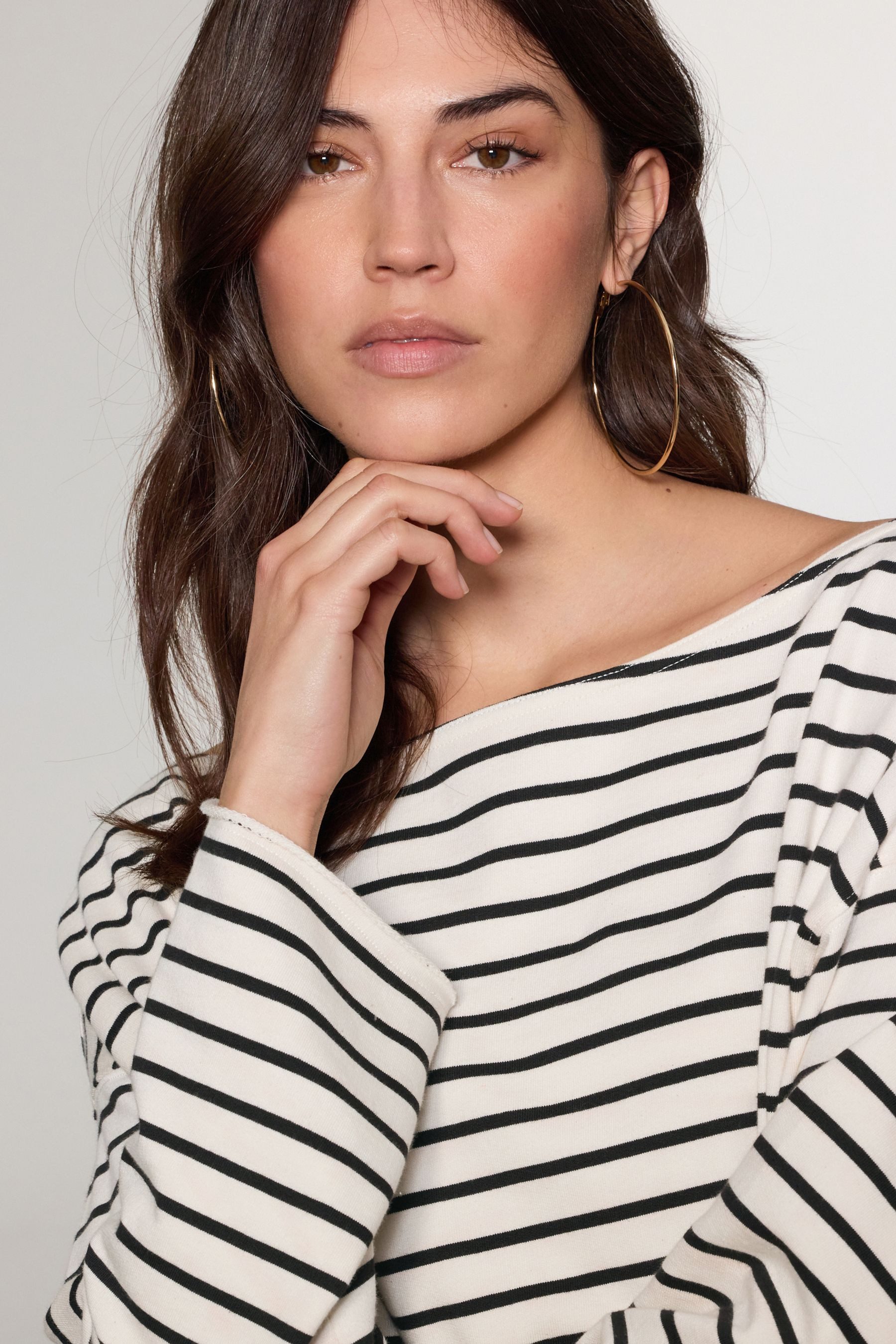 Next Sweater Sweat-Oberteil, lässiger Hals- und Schulterbereich (1-tlg)