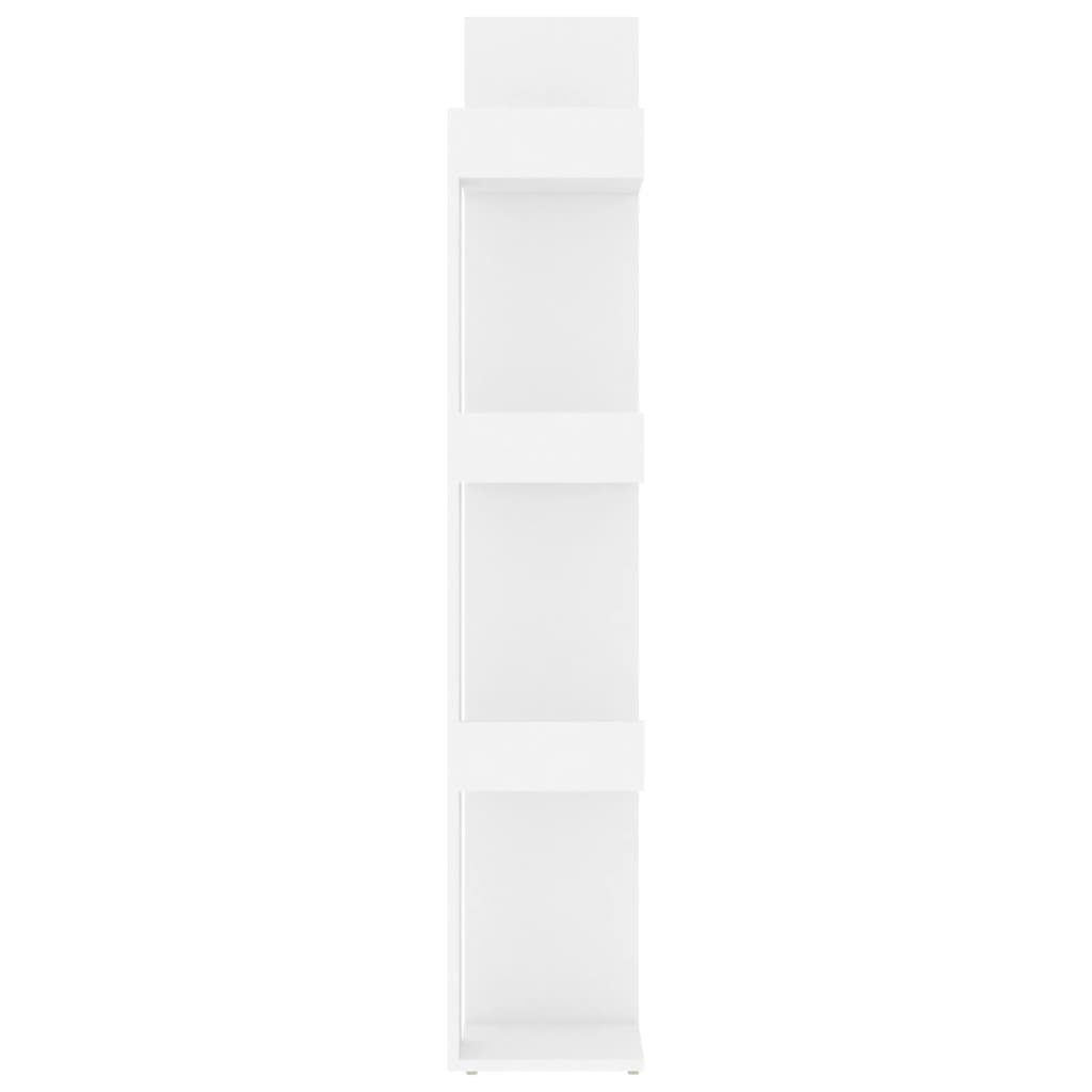 furnicato cm 86x25,5x140 Holzwerkstoff Bücherregal Weiß