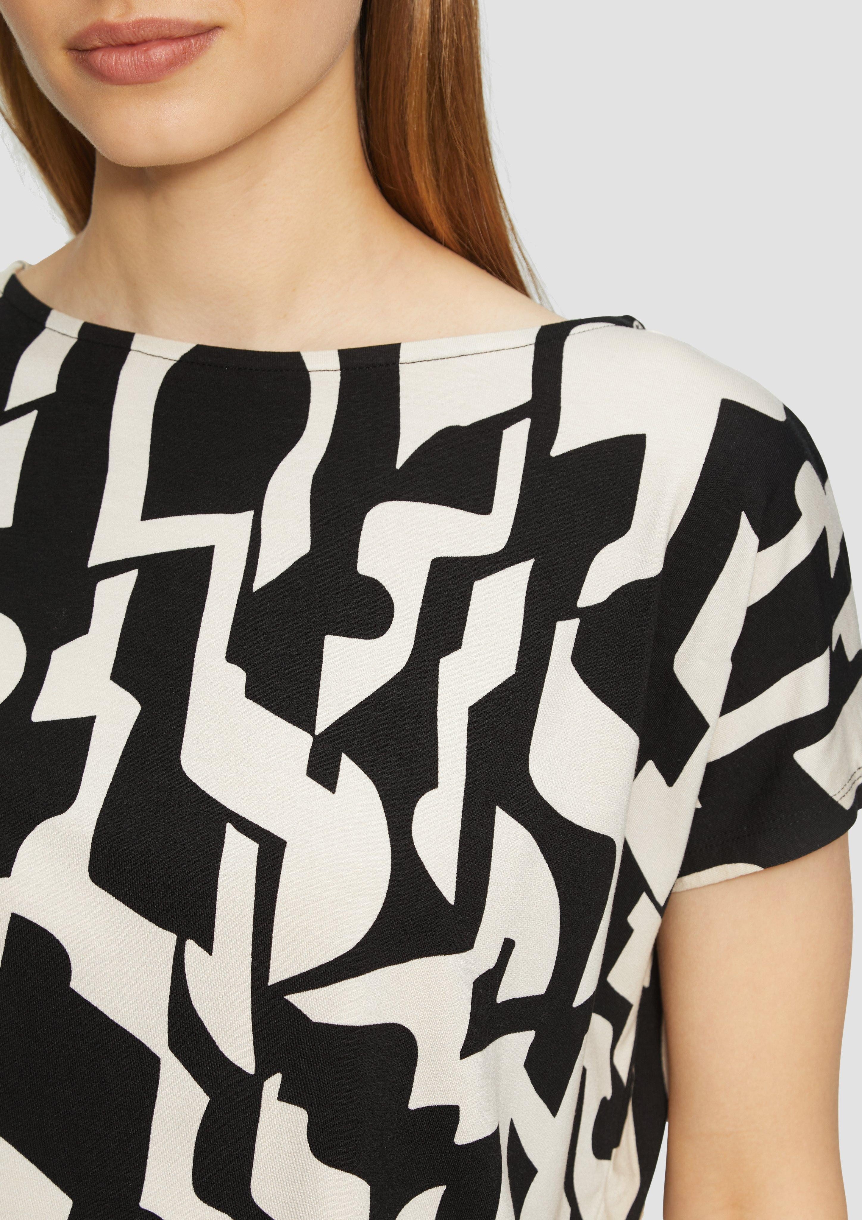 s.Oliver Shirttop T-Shirt aus Viskosestretch im günstig online kaufen