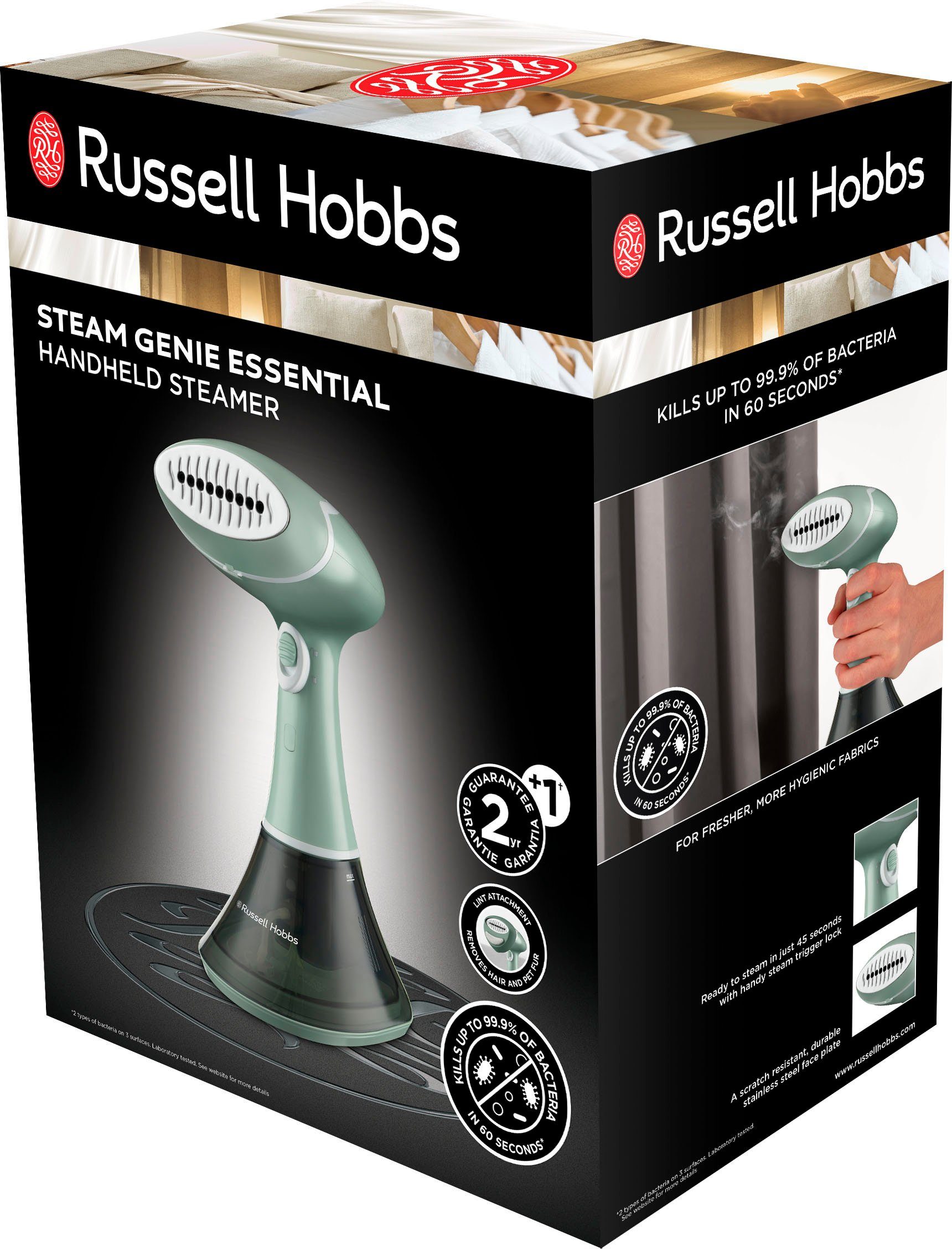 RUSSELL HOBBS Dampfbürste Steam Bügelbrett Genie W, erforderlich kein oder 1600 Essential, Bügeleisen