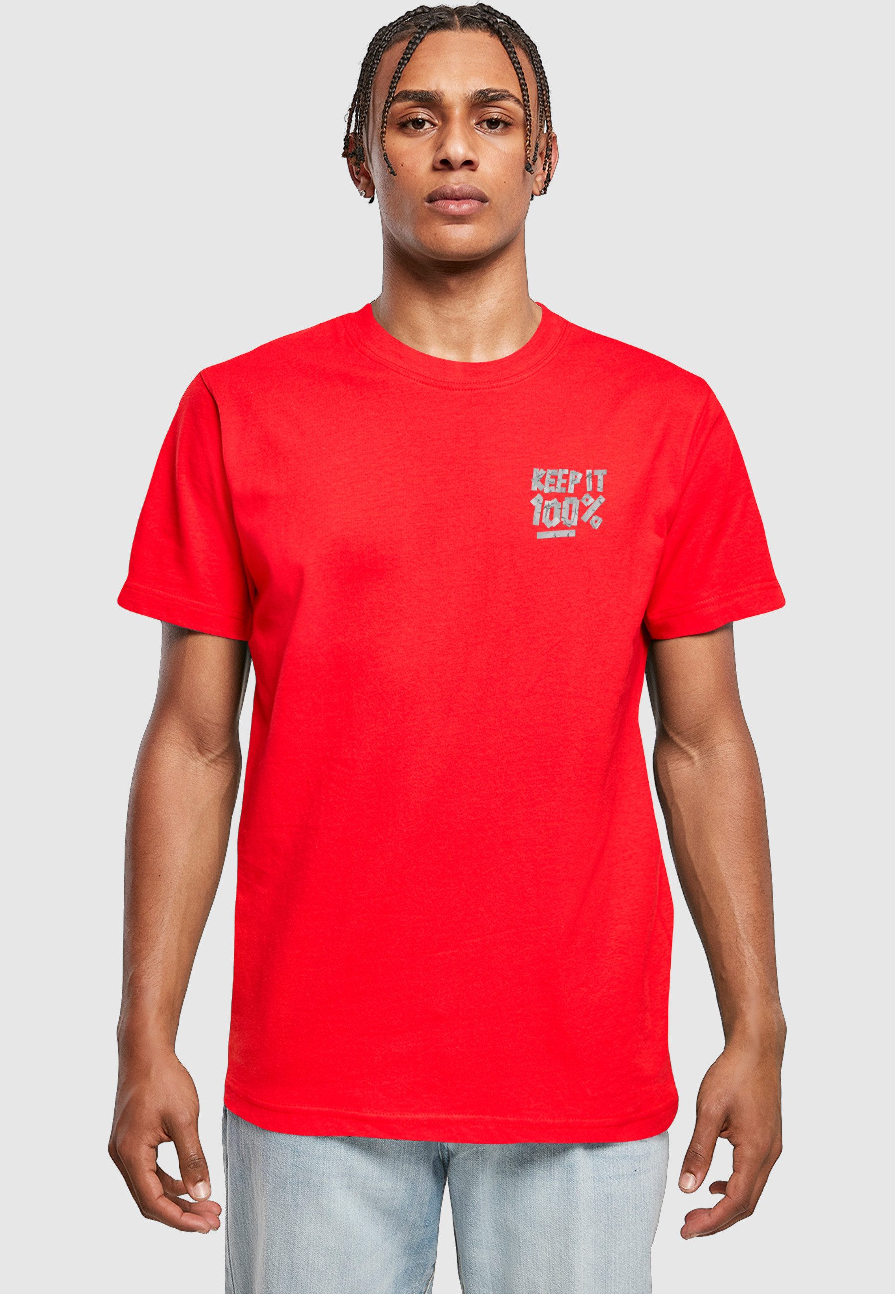 MisterTee T-Shirt MisterTee Keep It 100% Tee (1-tlg)