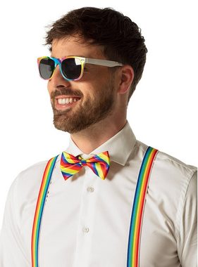 Boland Kostüm Regenbogenglitter Accessoire-Set, Sei glänzend ausgestattet mit diesem dreiteiliges Partyset!