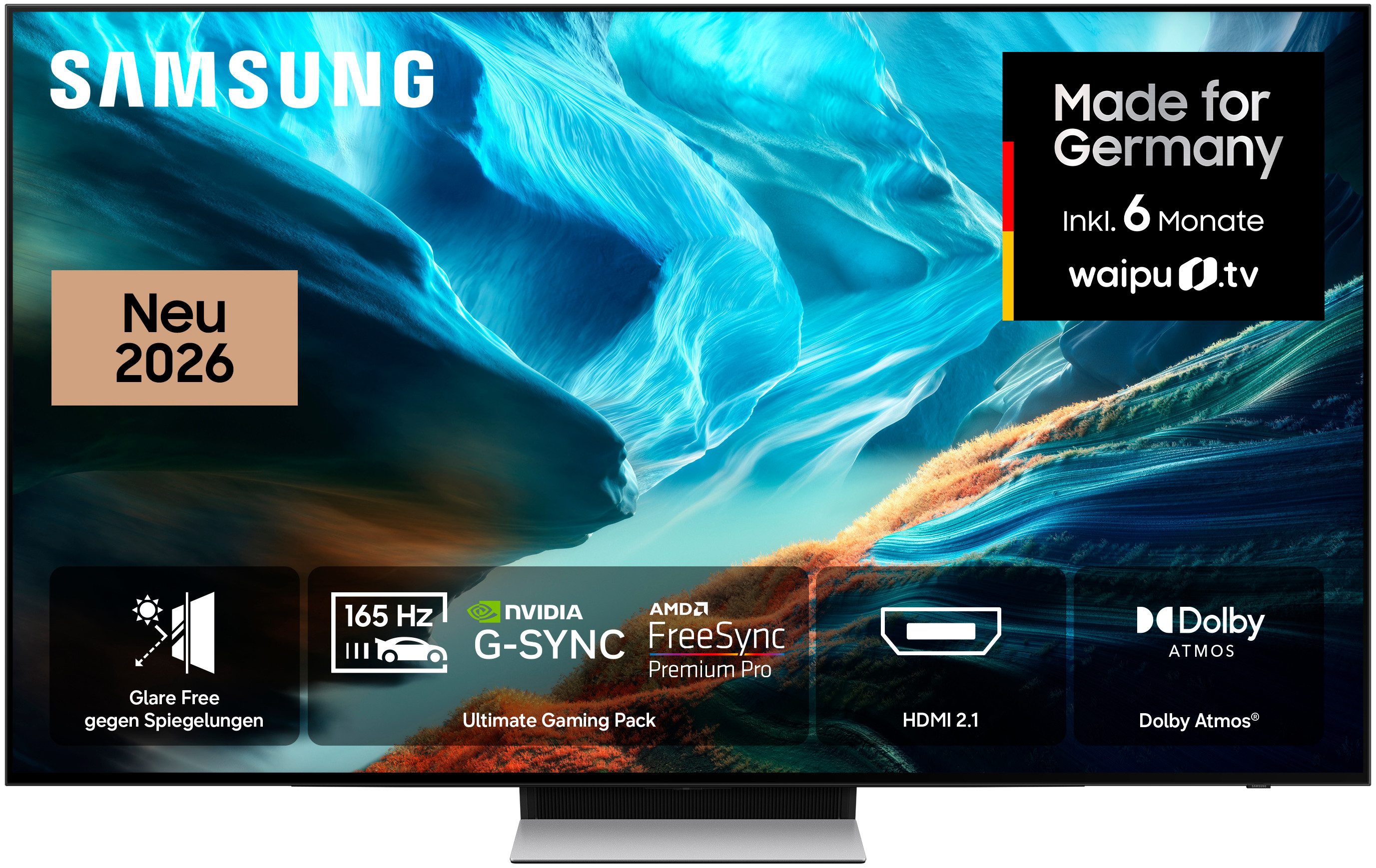 Samsung GQ48S90HAE OLED-Fernseher (120 cm/48 Zoll, 4K Ultra HD, Smart-TV, Antireflexion mit Glare Free, OLED HDR+, Gaming mit 165Hz, HDMI 2.1)