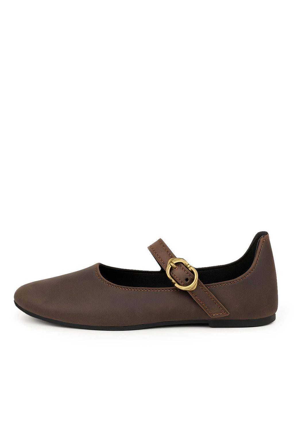 Leonardo Carbone Burgfräulein-Kostüm Damenschuhe "Rieke" aus Nubukleder mit Schnalle, einzigartige Patina, bronzefarbene Schnalle