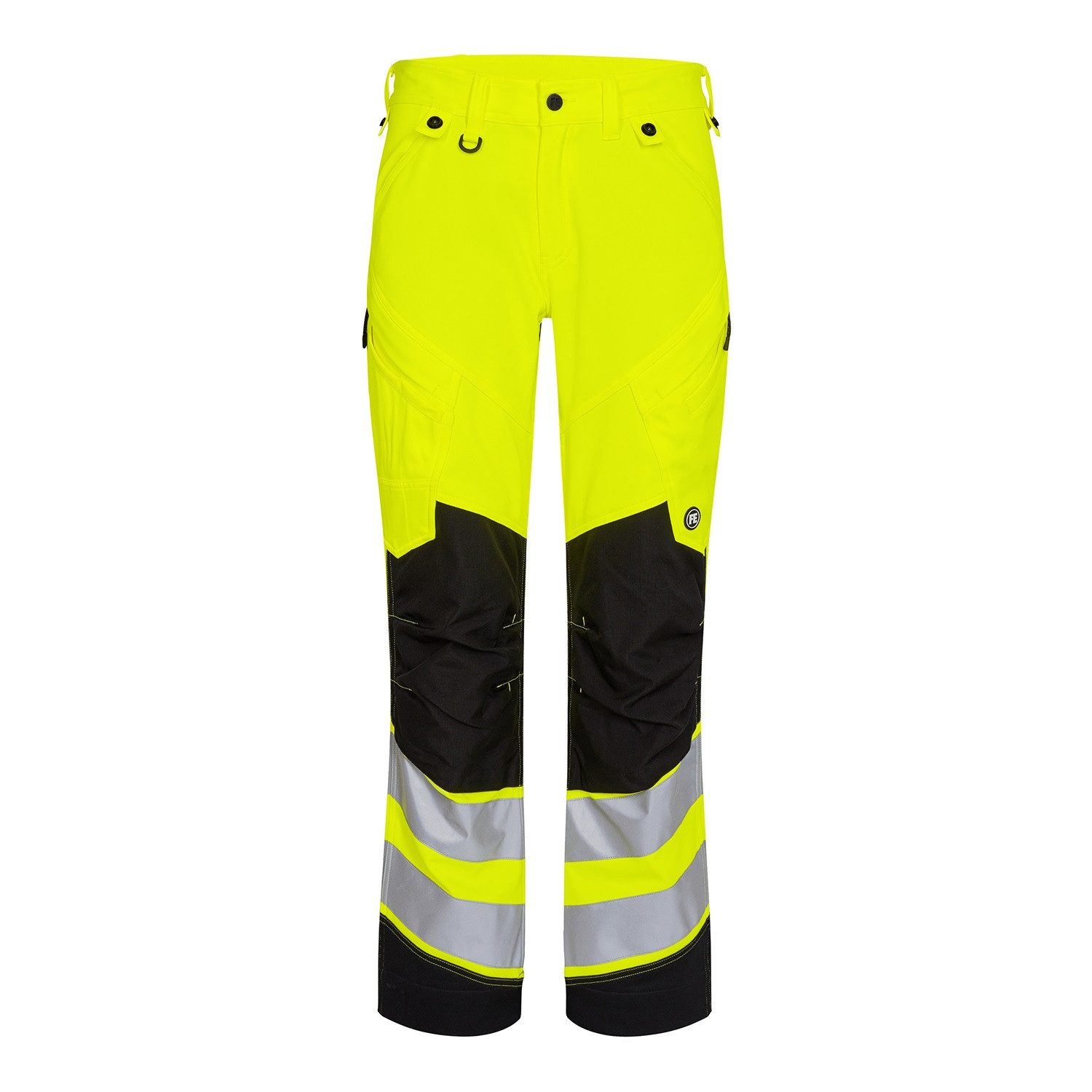 FE ENGEL Arbeitshose Warnschutz Stretch Bundhose "2544-314" Safety Kl. 2