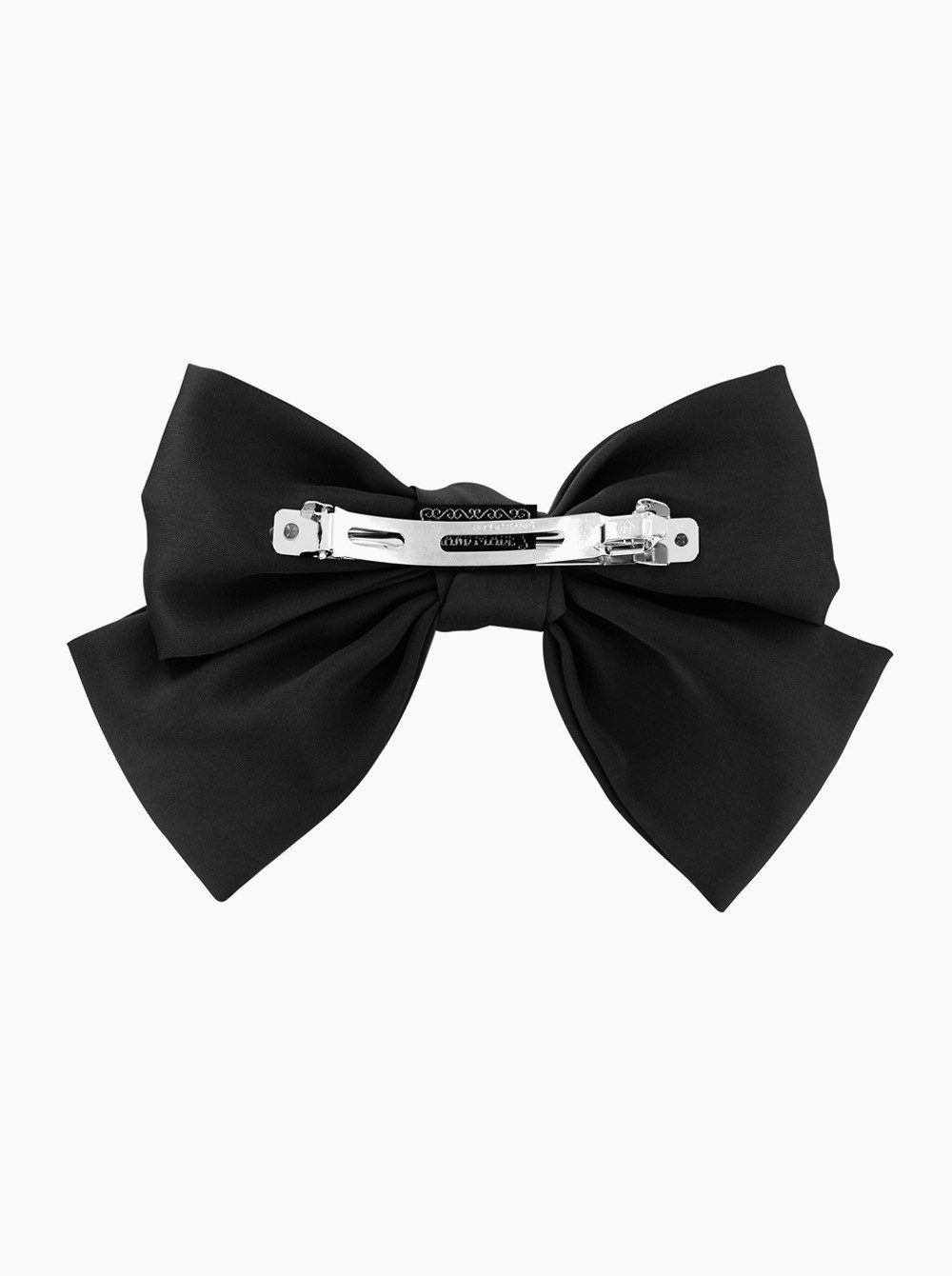 axy Haarspange Schleife-Haarspange mit XL großer Schleife aus Satin, femininer Style Damen Vintage Haarspange Haarklammer
