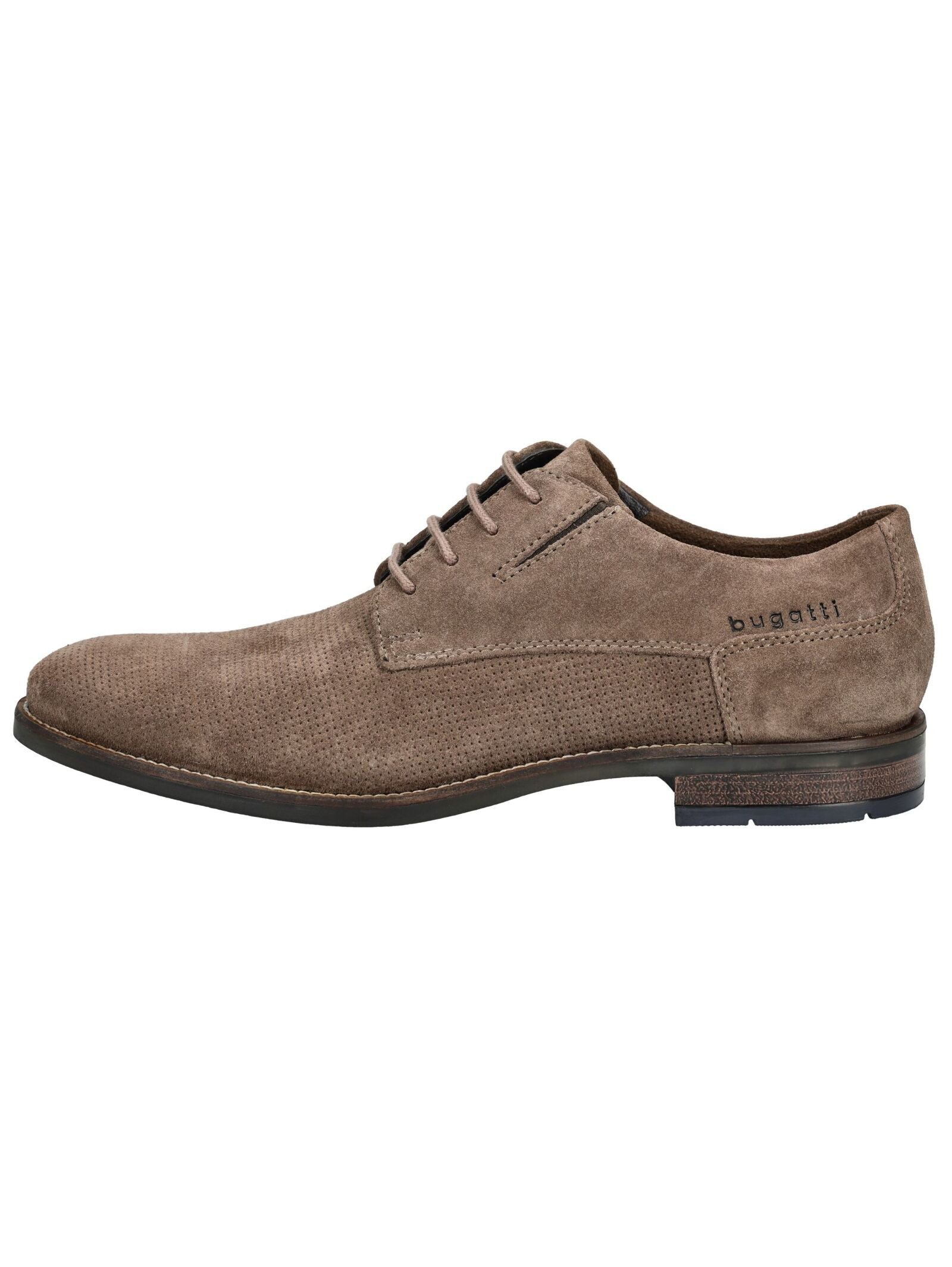 bugatti Businessschuhe Veloursleder Schnürschuh günstig online kaufen