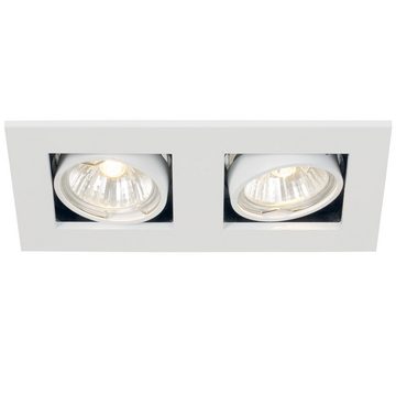 Nordlux LED Einbaustrahler, Leuchtmittel inklusive, Warmweiß, Deckenleuchte Einbauleuchte Deckenlampe schwenkbar weiß