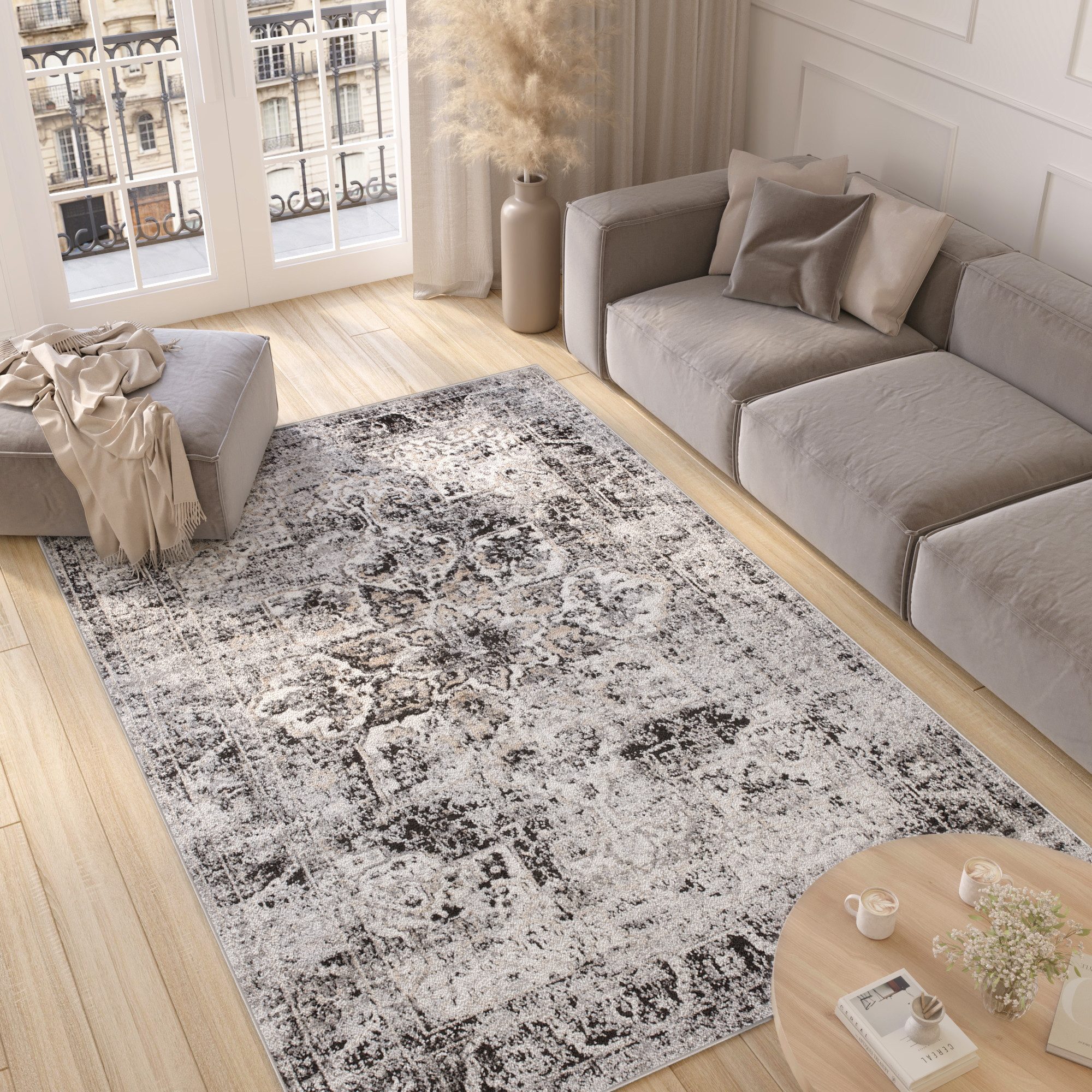 Tapiso Teppich VALLEY, rechteckig, Höhe: 9 mm, Wohnzimmer, Schlafzimmer, modern Design