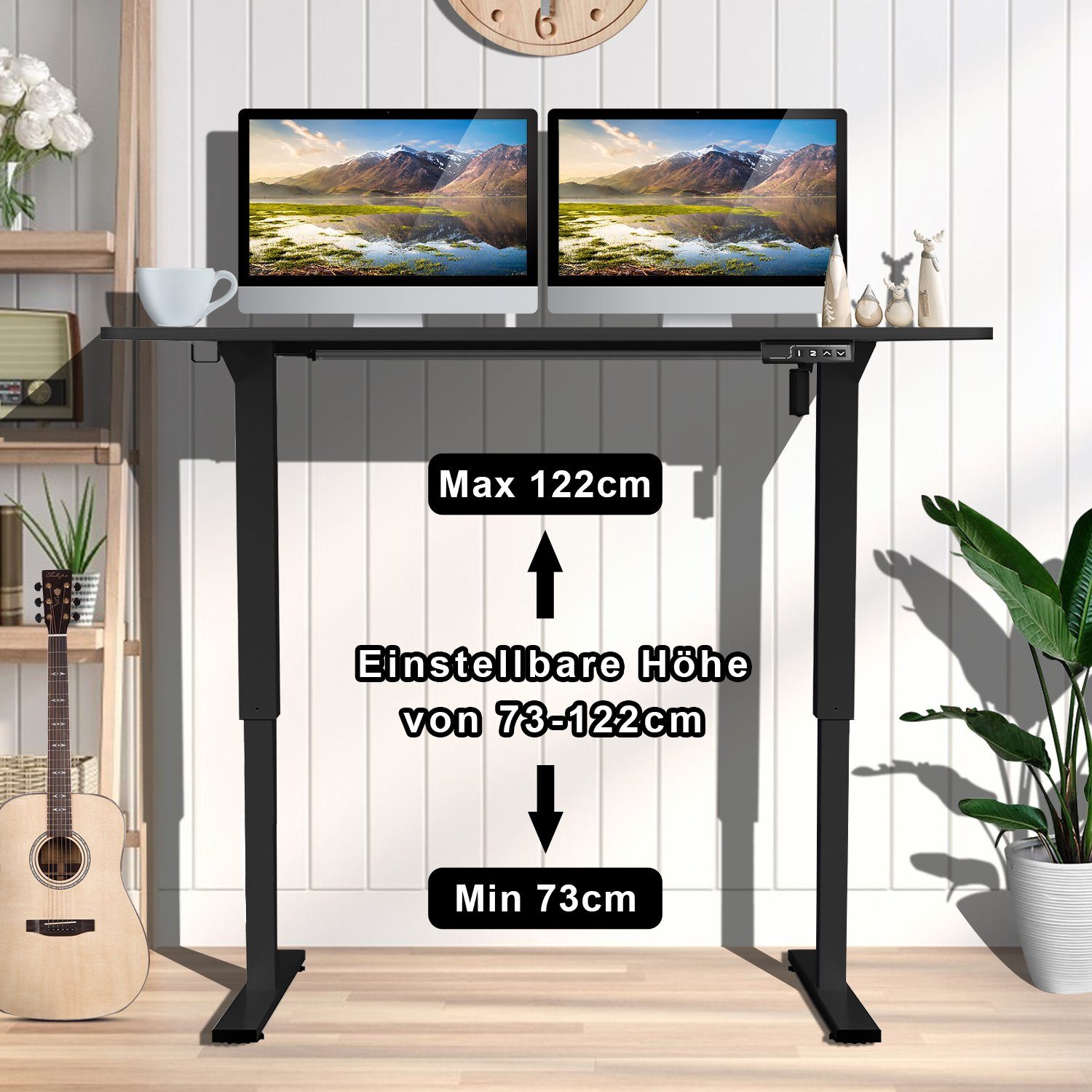 HOMALL Schreibtisch Basis Super Elektrisch Höhenverstellbarer günstig online kaufen